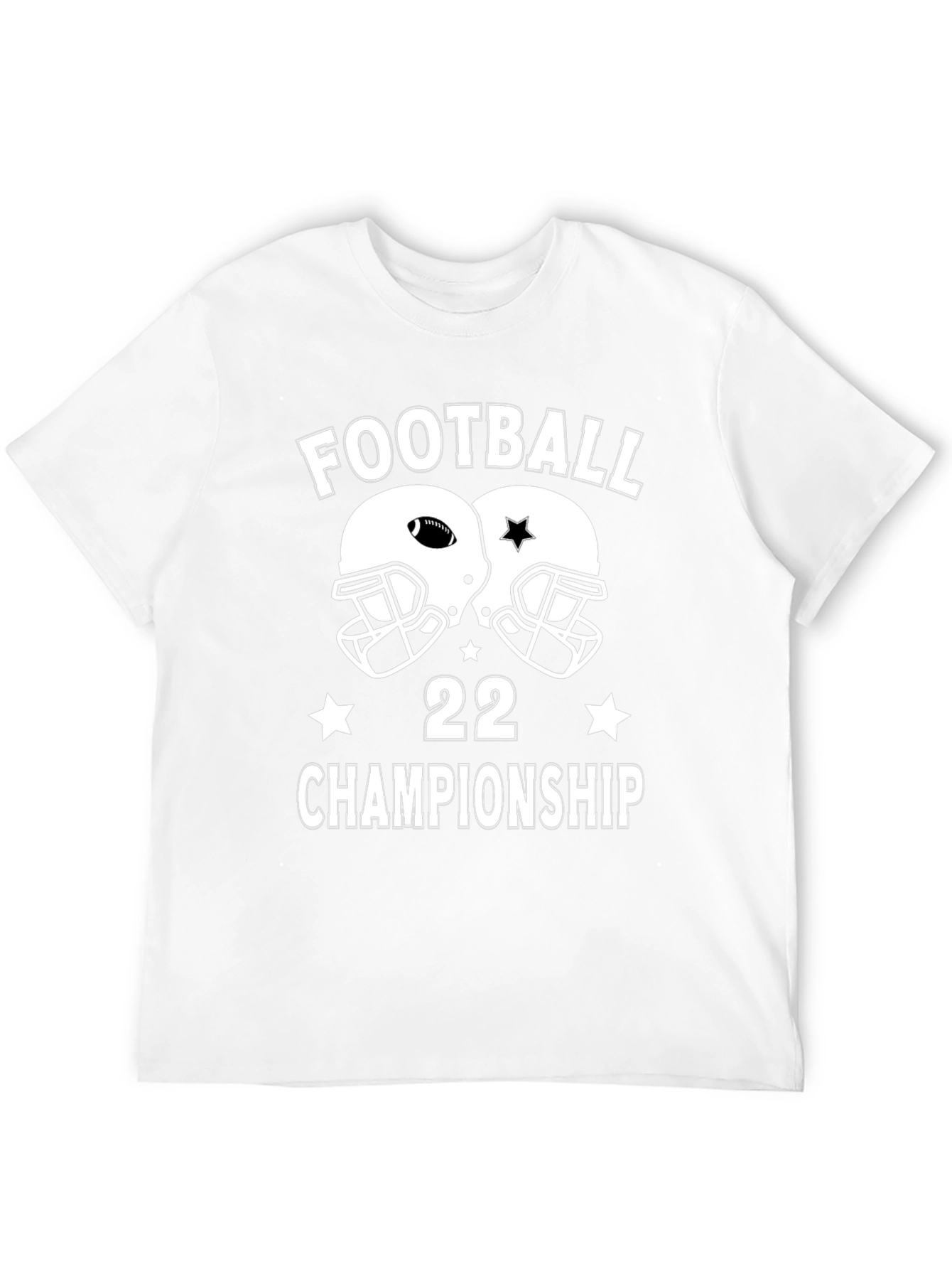 Football 22 Championship Black T-Shirt