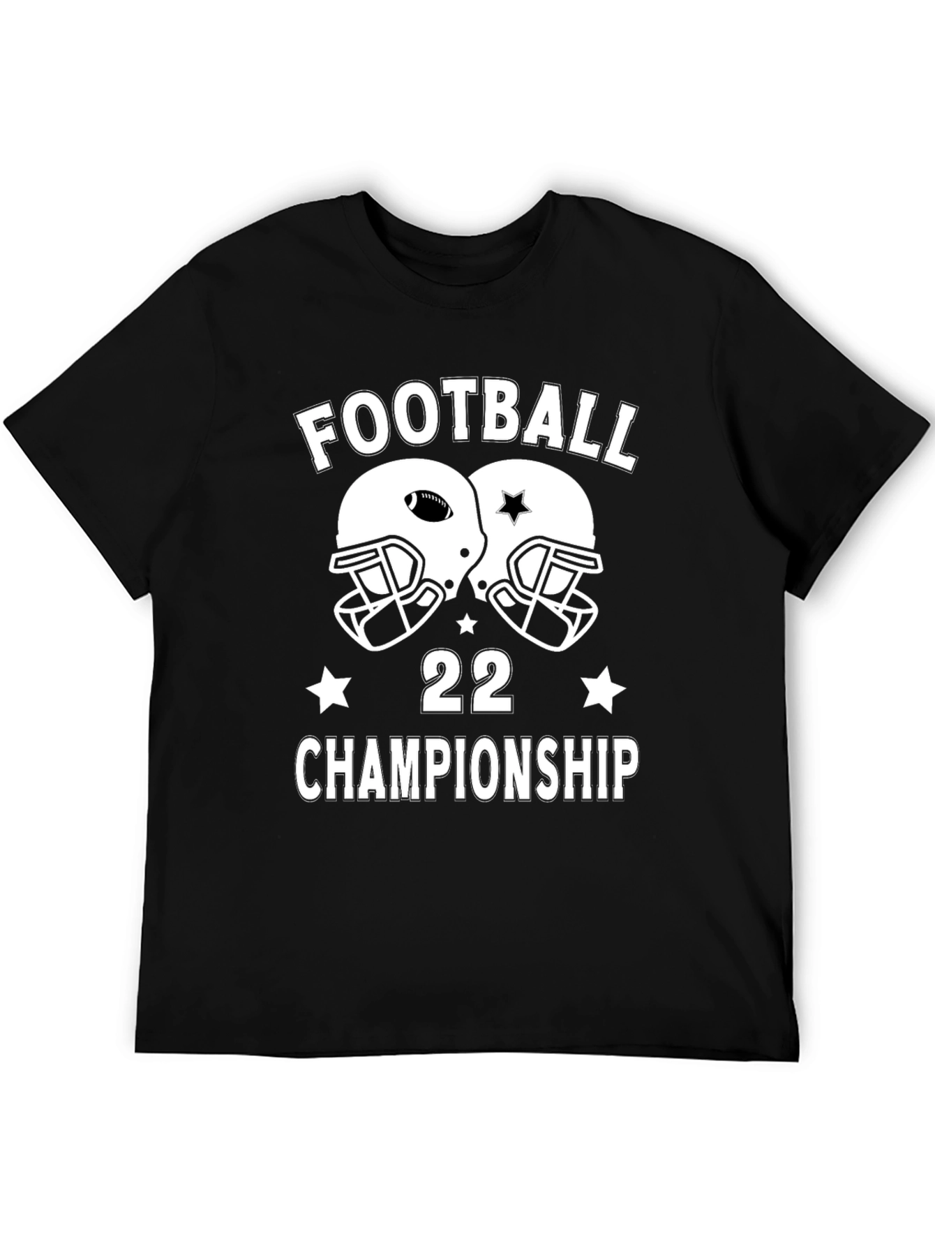 Football 22 Championship Black T-Shirt