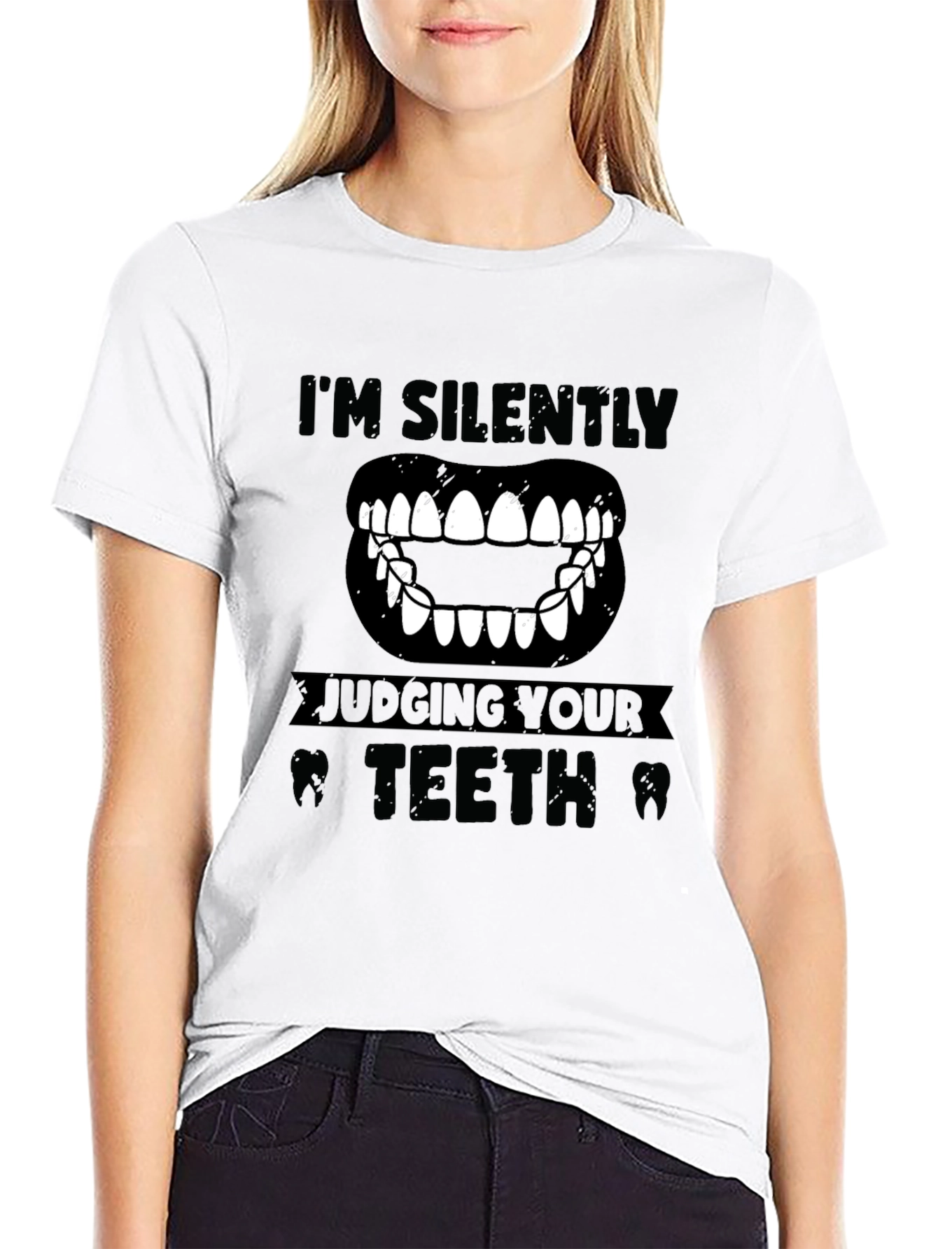 Im Silently Judging Your Teeth Graphic Tee