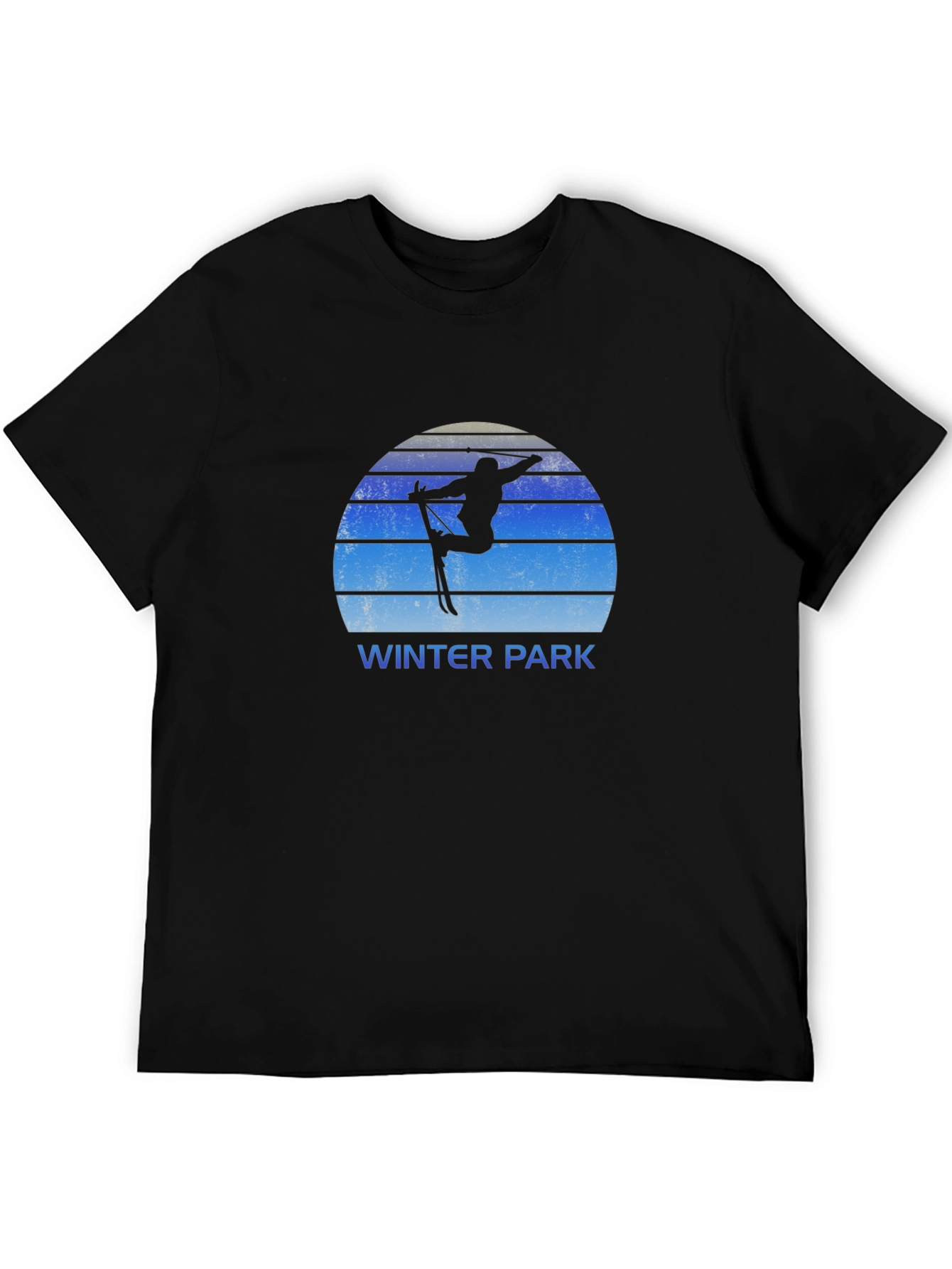 Winter Park Skier T-Shirt - Retro Style