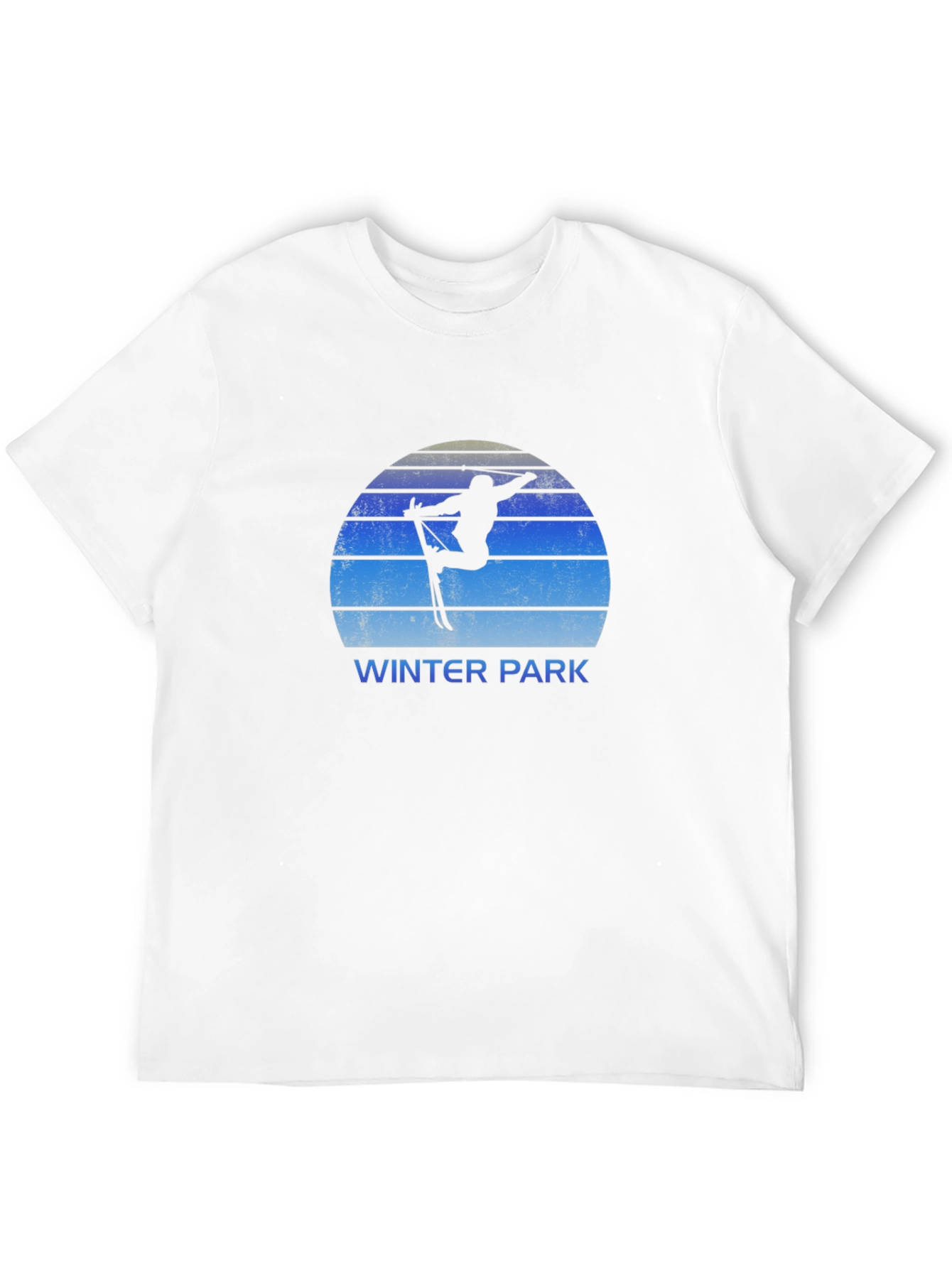 Winter Park Skier T-Shirt - Retro Style