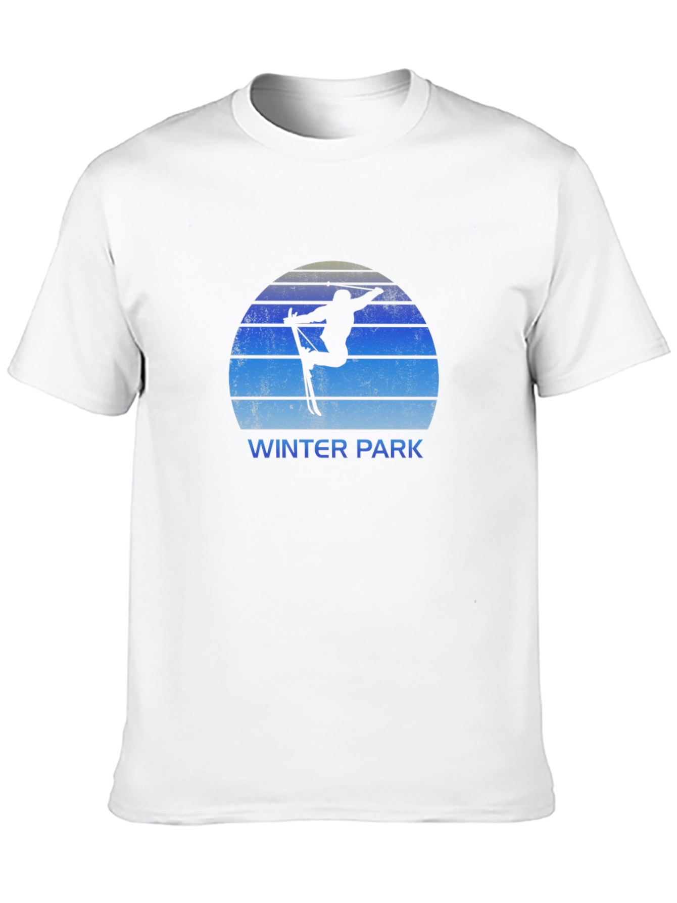 Winter Park Skier T-Shirt - Retro Style