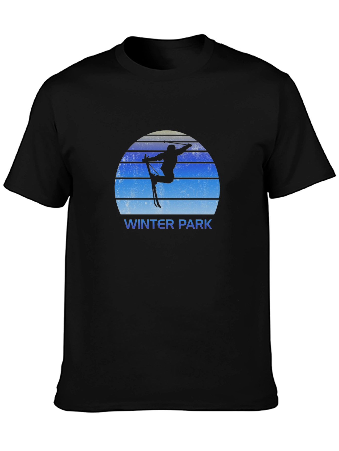 Winter Park Skier T-Shirt - Retro Style