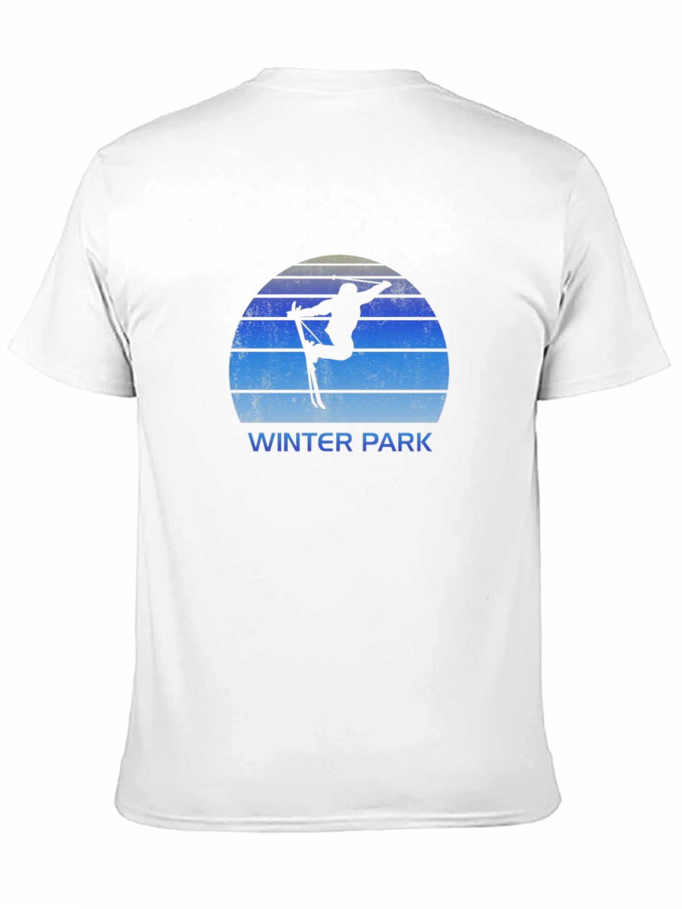 Winter Park Skier T-Shirt - Retro Style