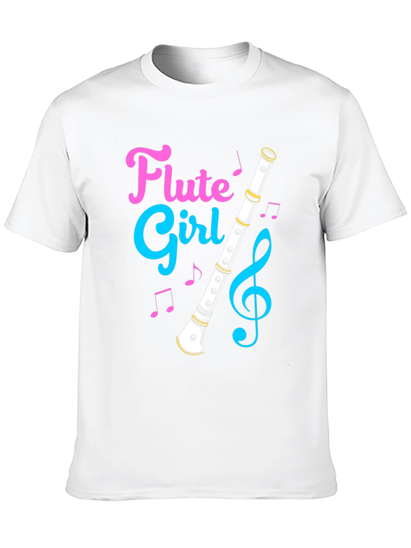 Flute Girl Graphic T-Shirt