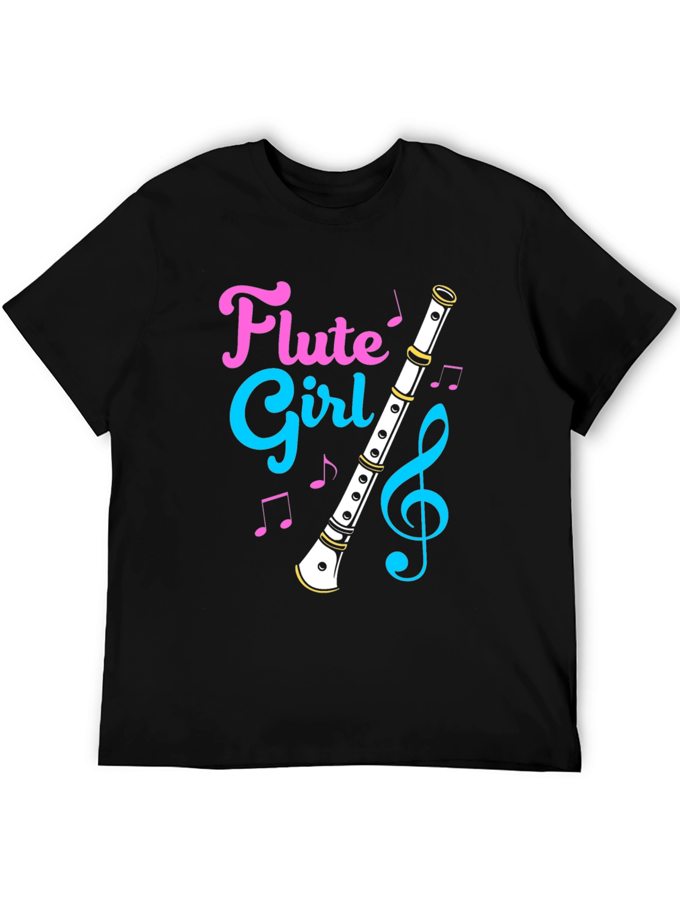 Flute Girl Graphic T-Shirt
