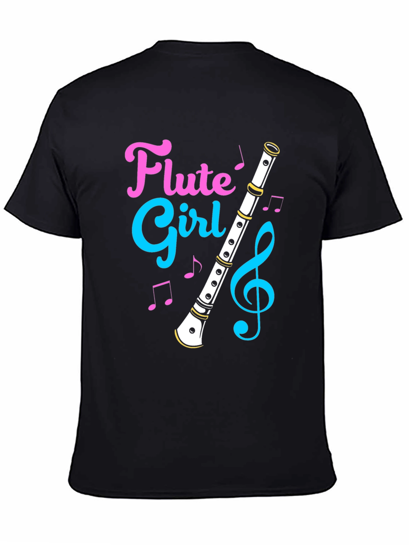 Flute Girl Graphic T-Shirt