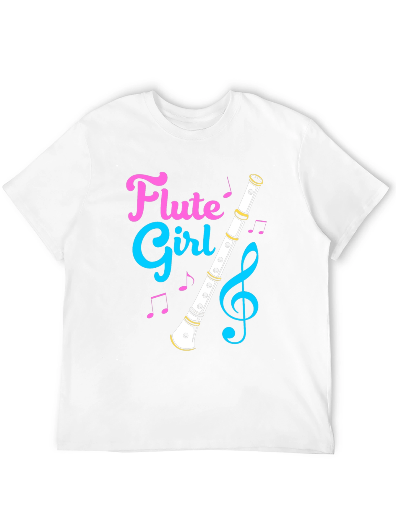Flute Girl Graphic T-Shirt