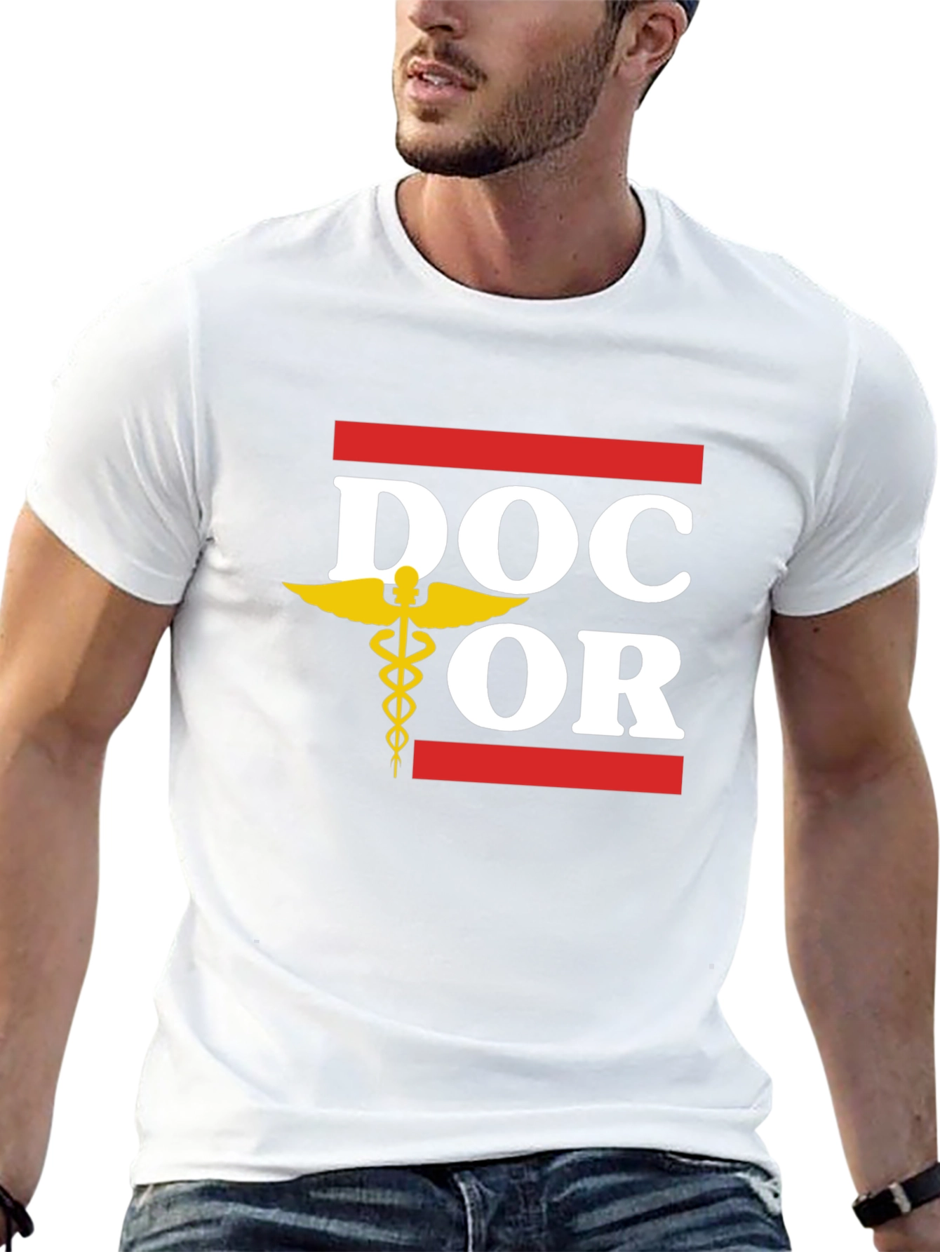 Doctor Graphic T-Shirt - Medical Symbol Tee