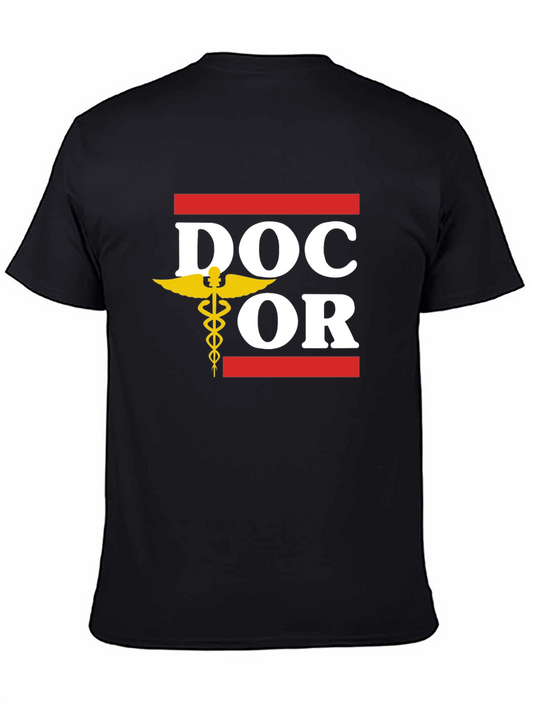 Doctor Graphic T-Shirt - Medical Symbol Tee