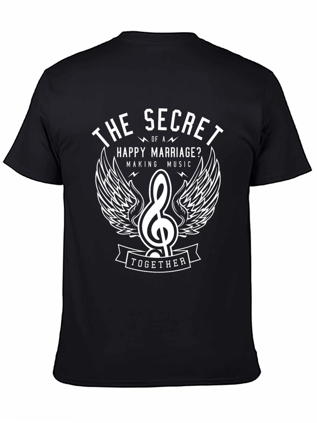 Secret to Happy Marriage Music T-Shirt