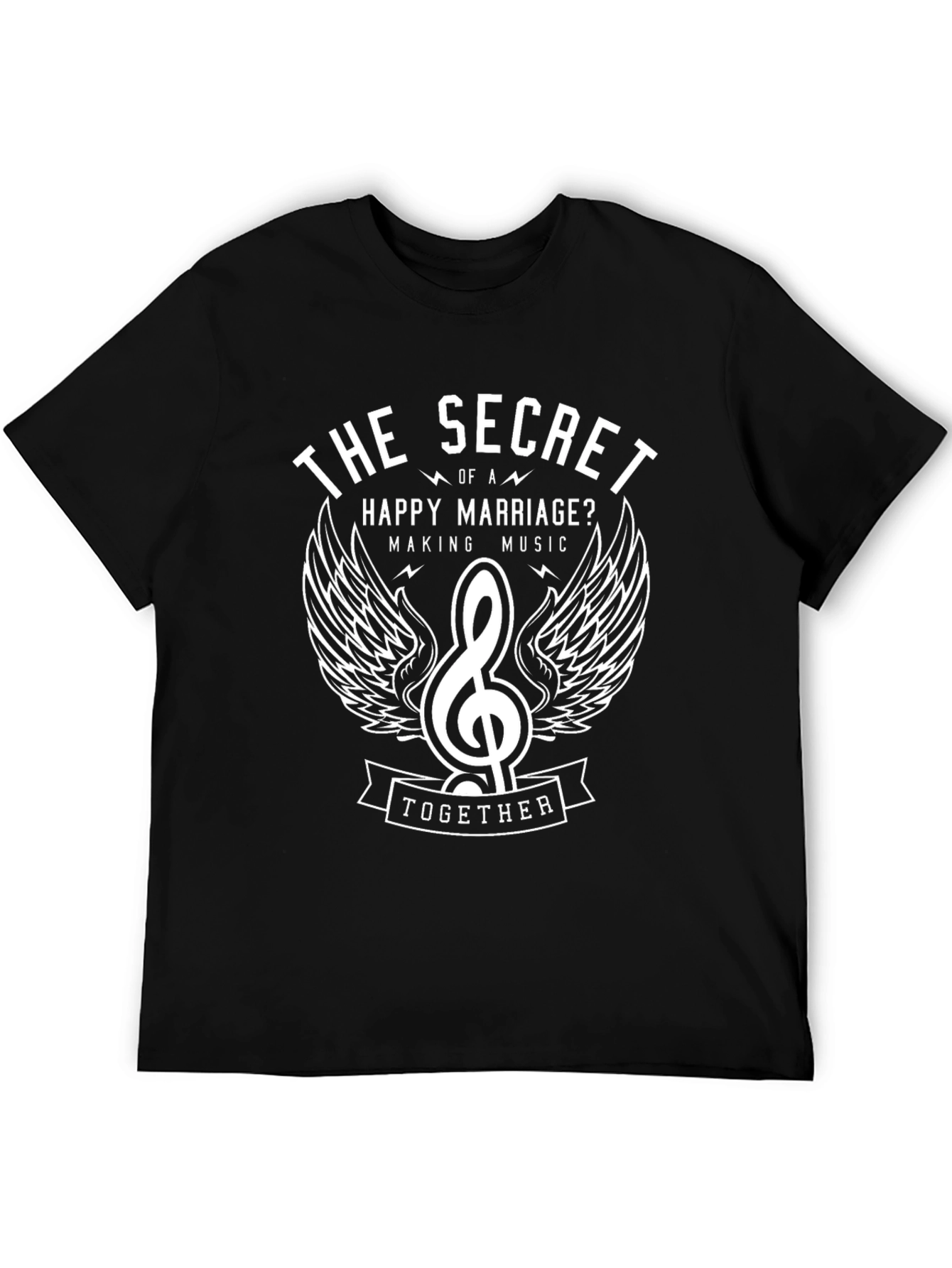 Secret to Happy Marriage Music T-Shirt