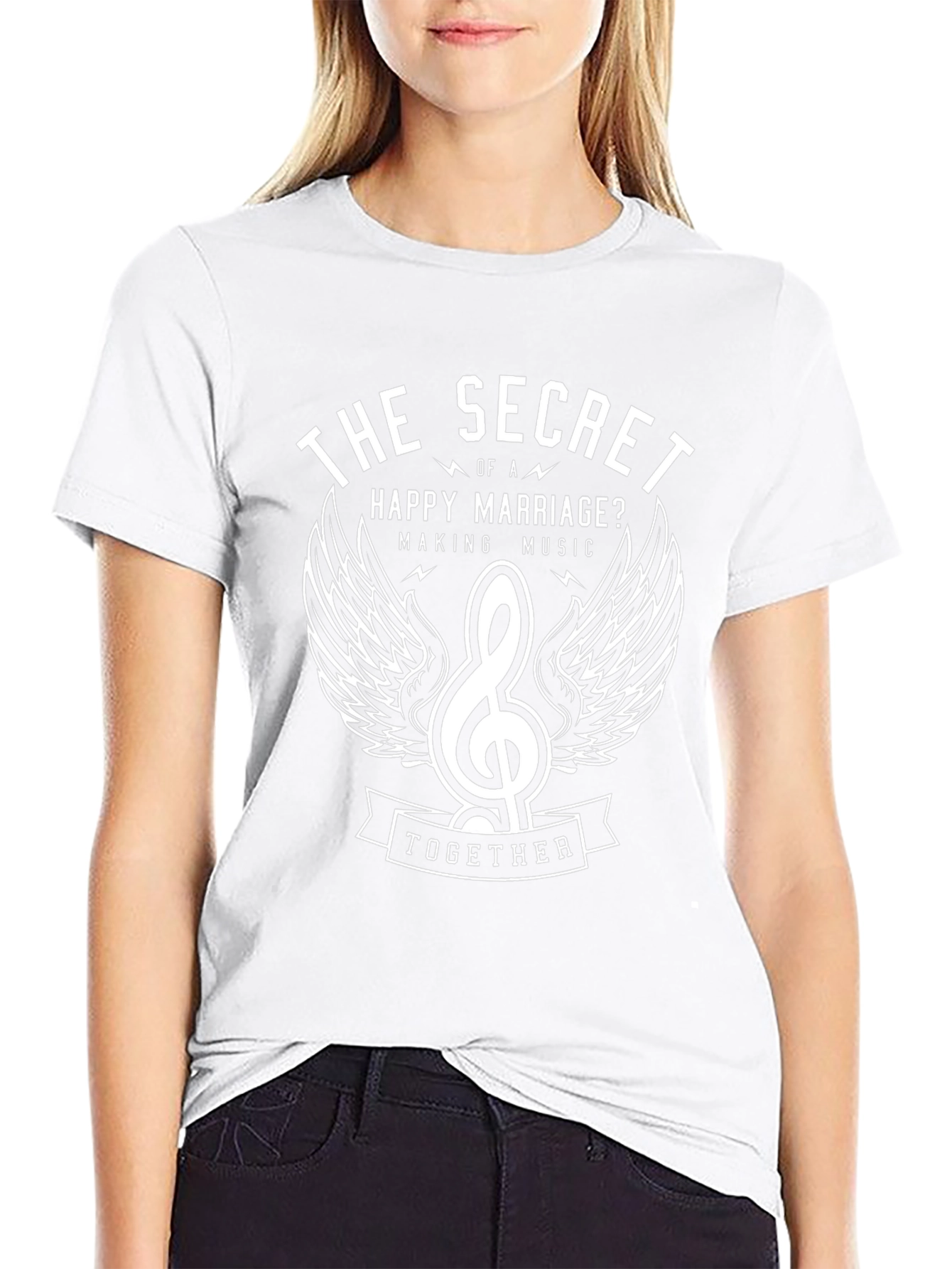 Secret to Happy Marriage Music T-Shirt