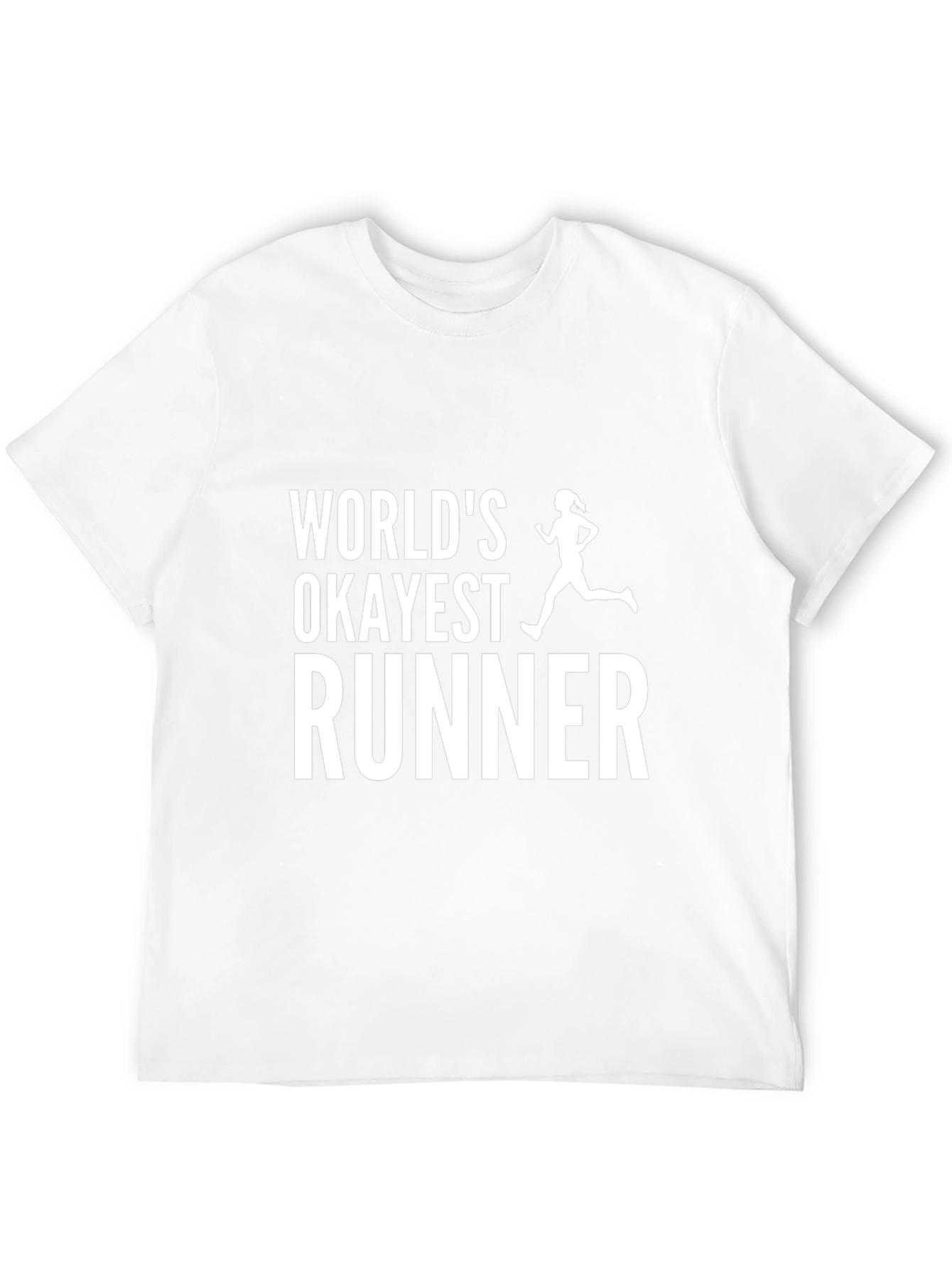 Worlds Okayest Runner Black T-Shirt