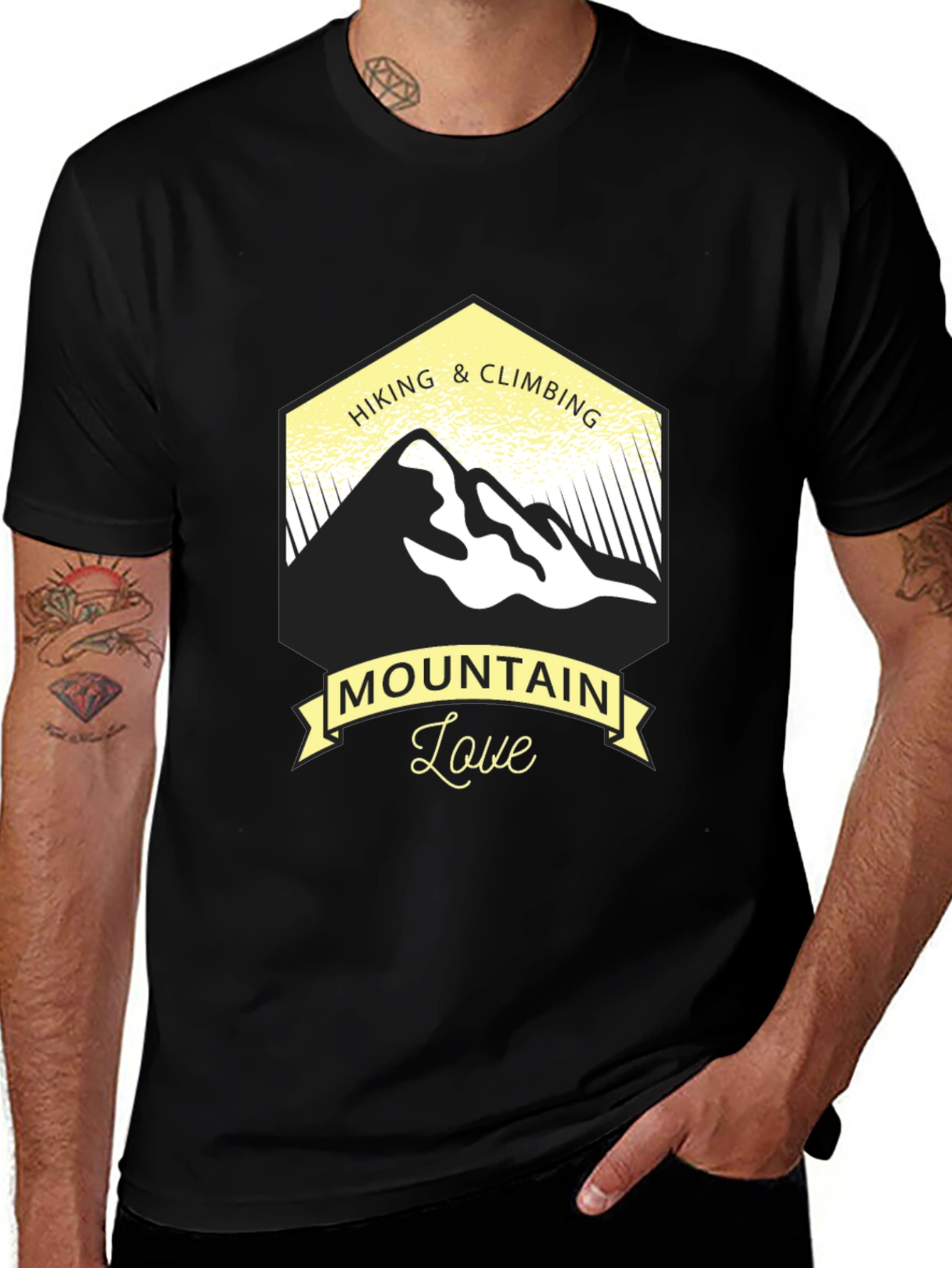 Mountain Love Hiking & Climbing Graphic Tee
