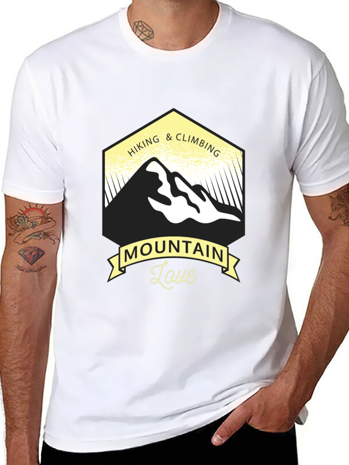 Mountain Love Hiking & Climbing Graphic Tee