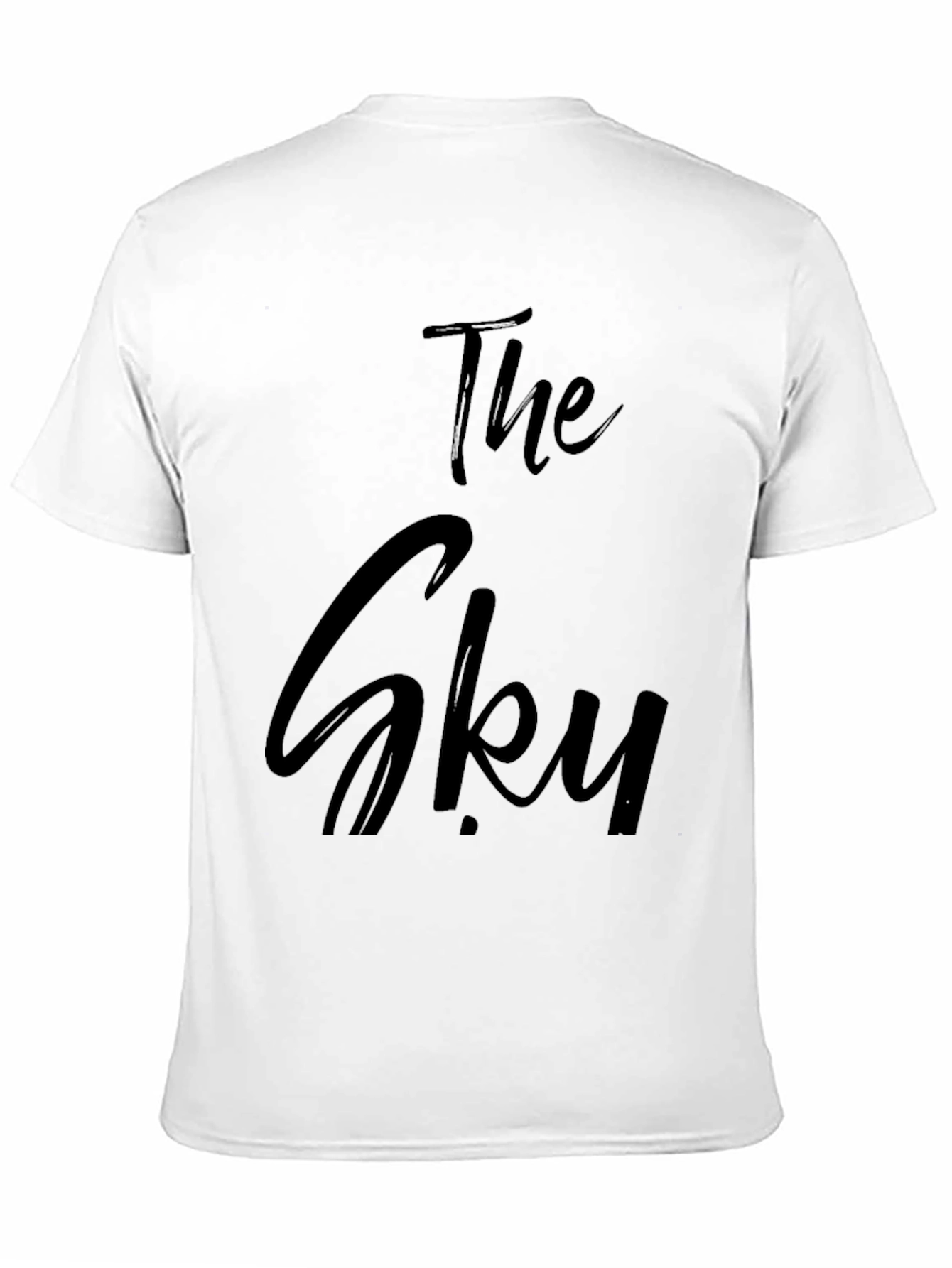 The Sky Graphic Tee - Stylish Black T-Shirt