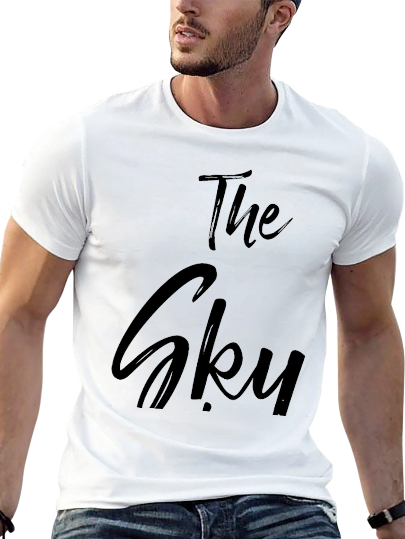 The Sky Graphic Tee - Stylish Black T-Shirt
