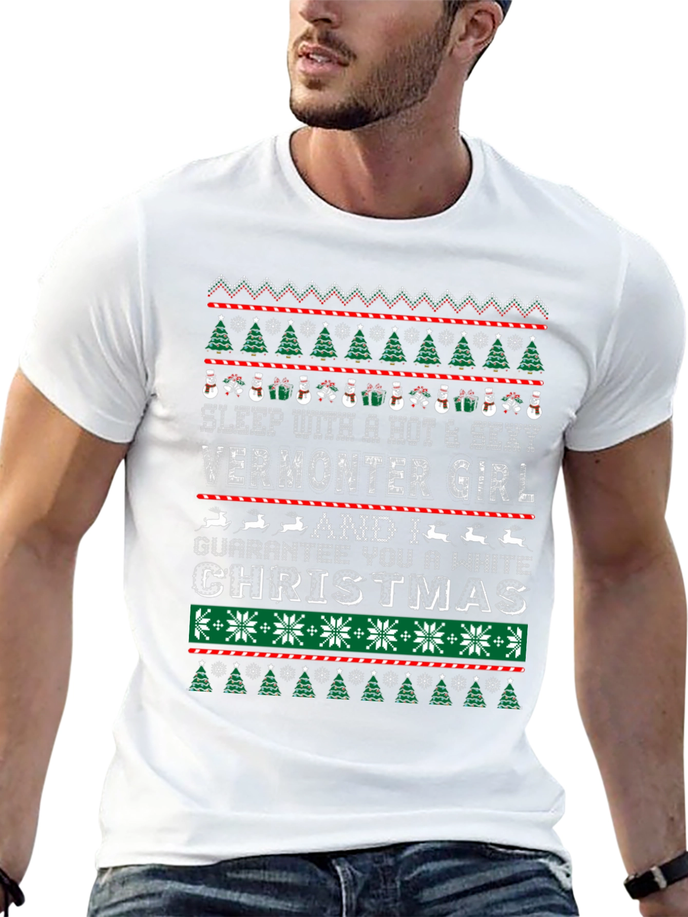 Sexy Vermonter Girl Christmas Tee