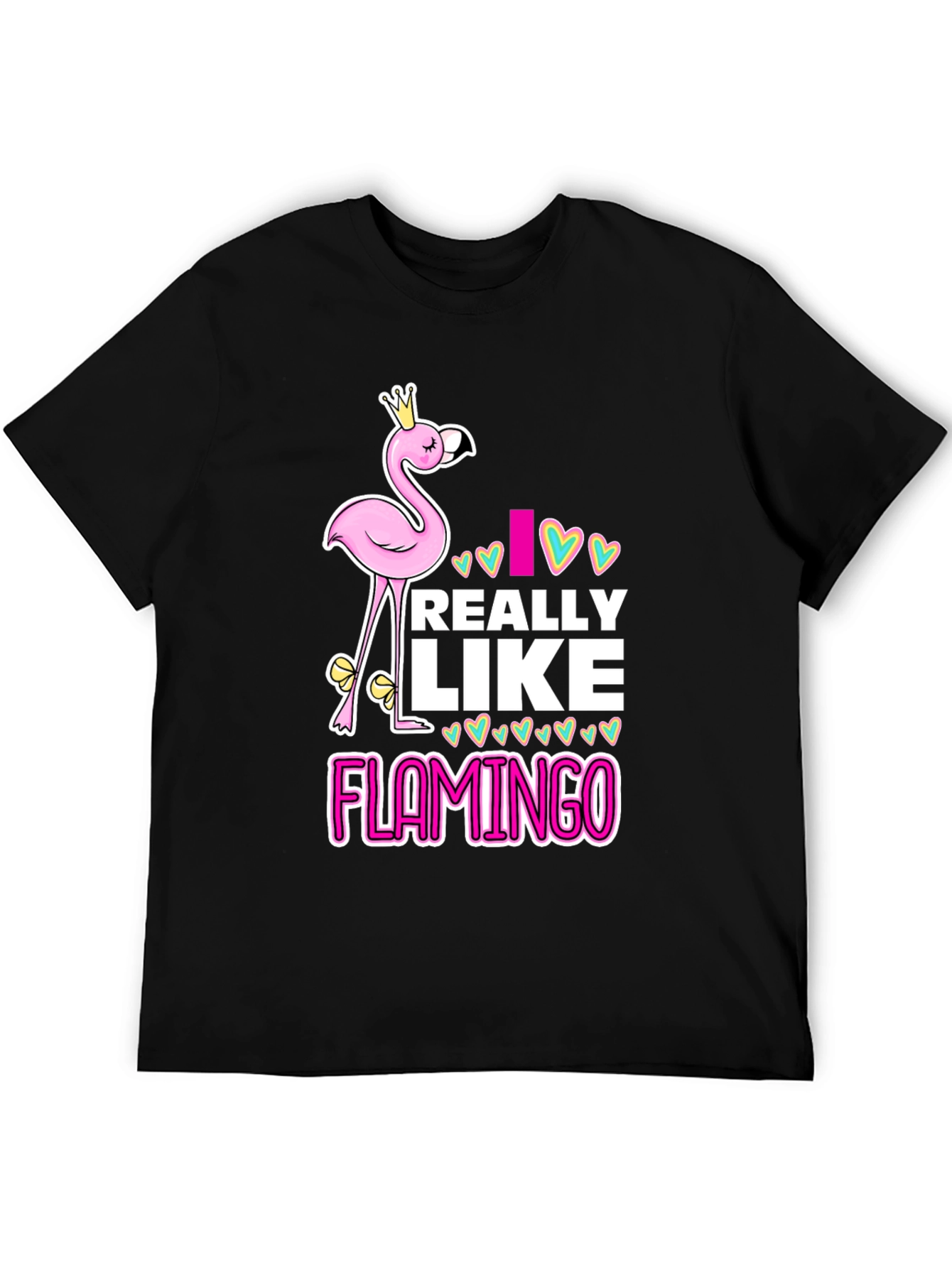 I Really Like Flamingo Graphic T-Shirt