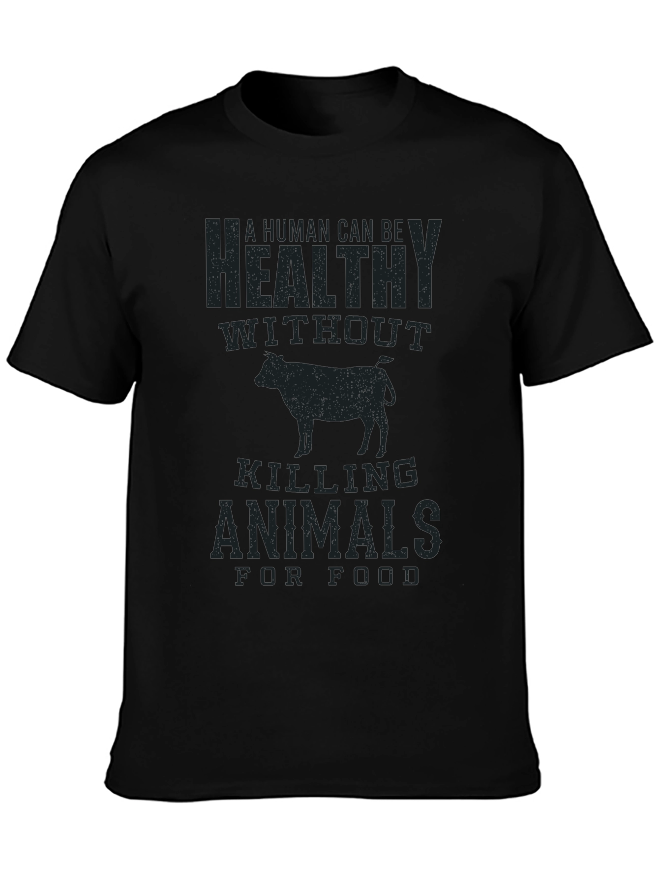Vegan Graphic Tee - Healthy Without Killing Animals T-Shirt