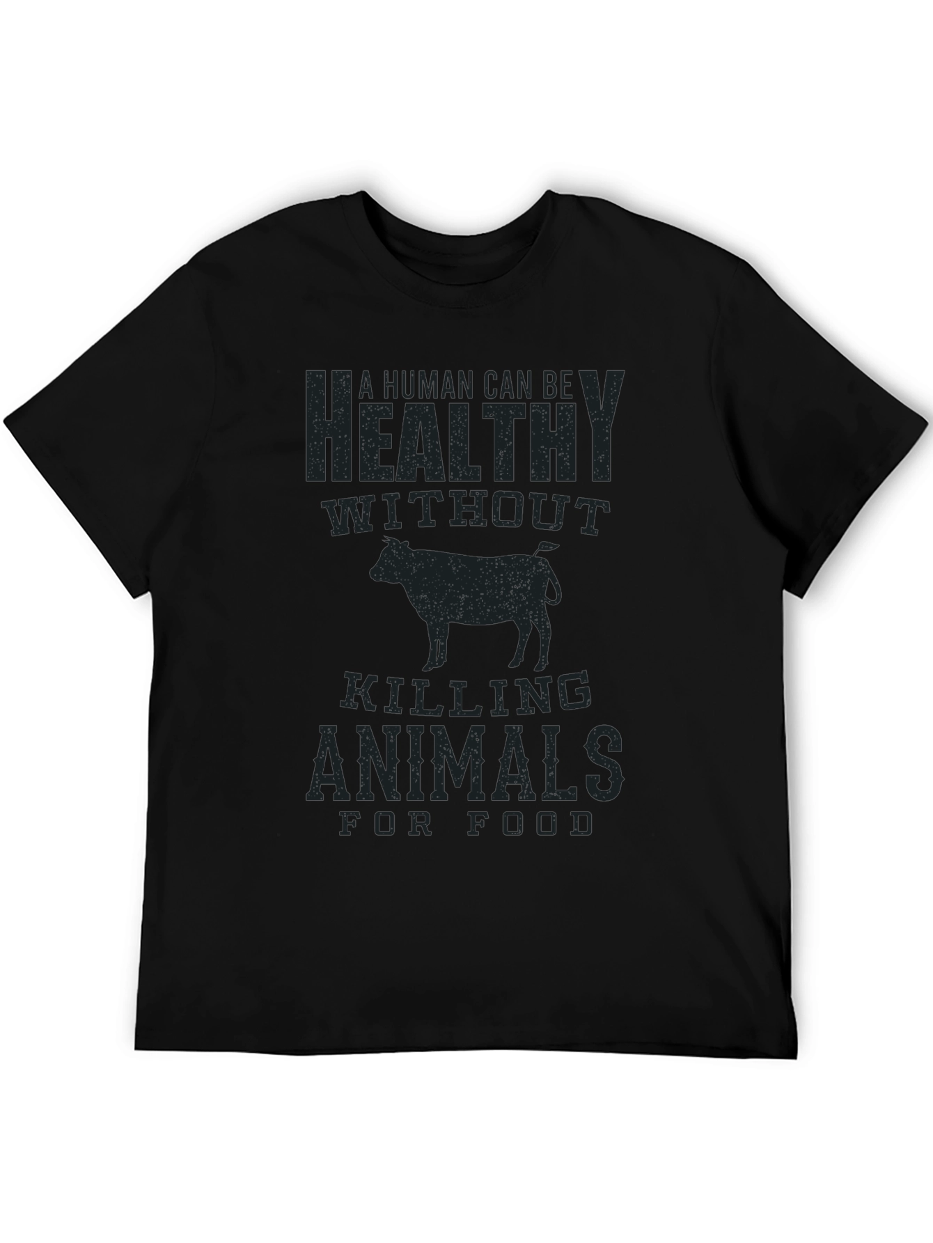 Vegan Graphic Tee - Healthy Without Killing Animals T-Shirt