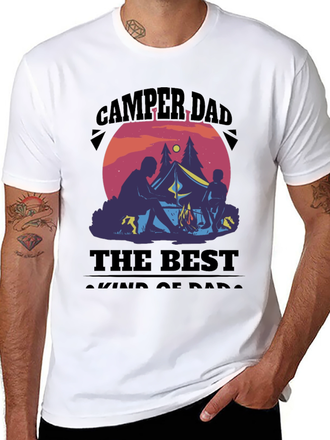 Camper Dad T-Shirt: The Best Kind of Dads