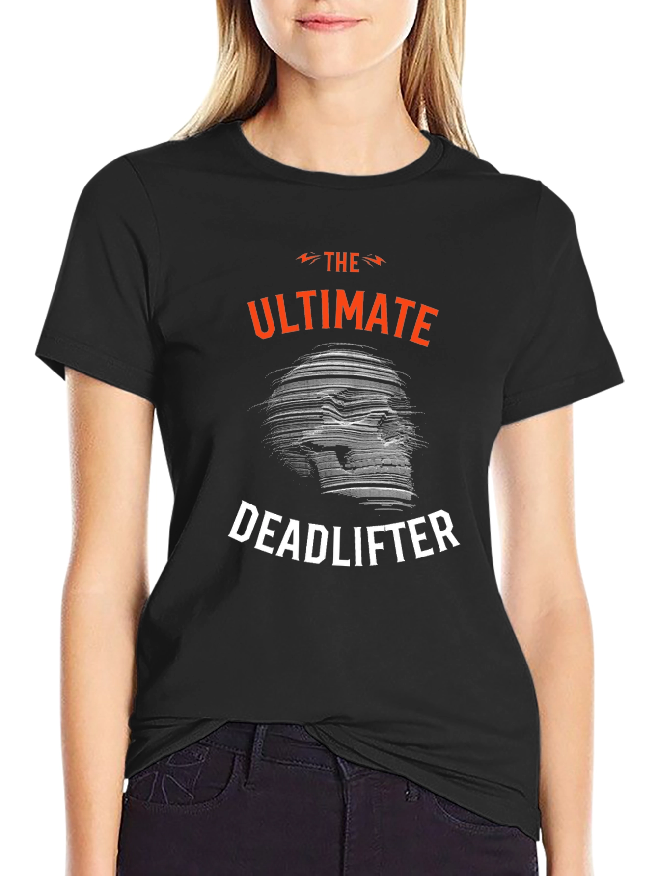 The Ultimate Deadlifter Graphic Tee - Skull Design