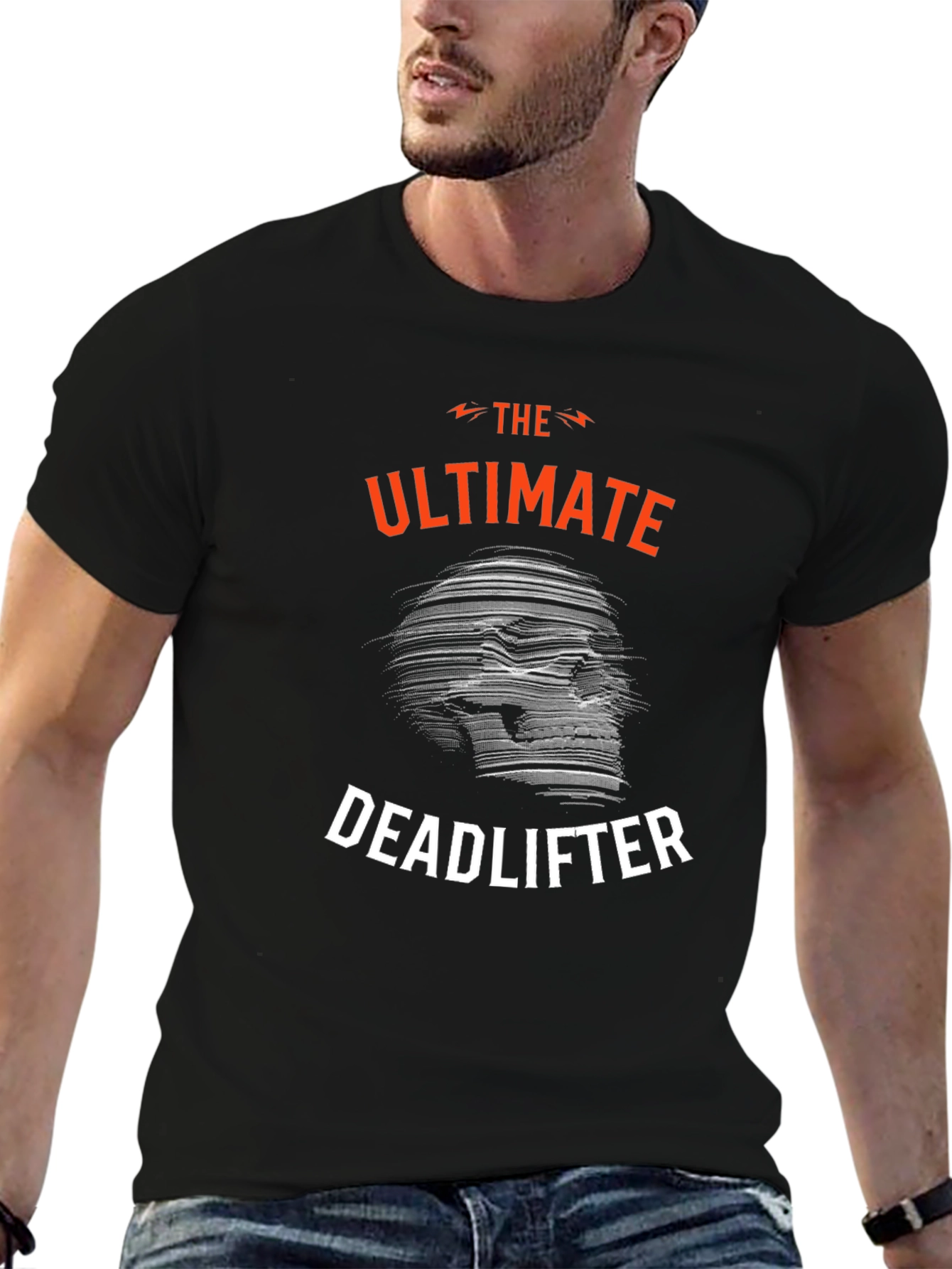The Ultimate Deadlifter Graphic Tee - Skull Design