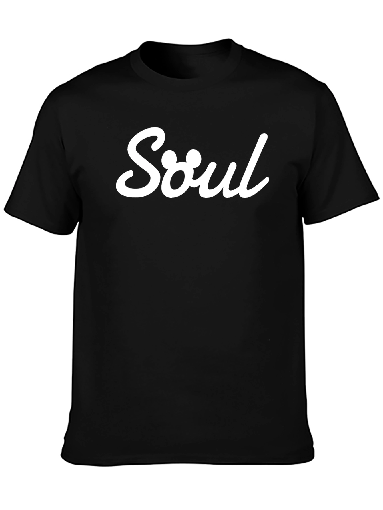 Soul Graphic Print Black T-Shirt