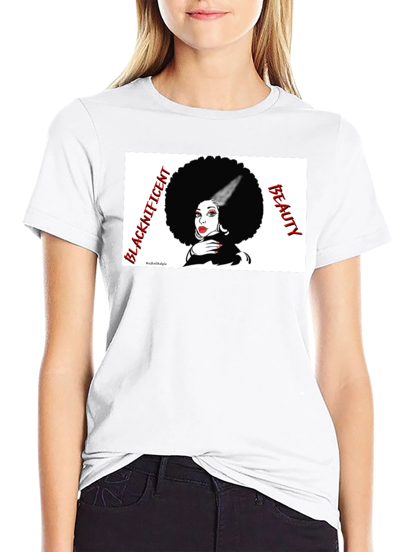 Blacknificent Beauty T-Shirt - Afro Queen Tee