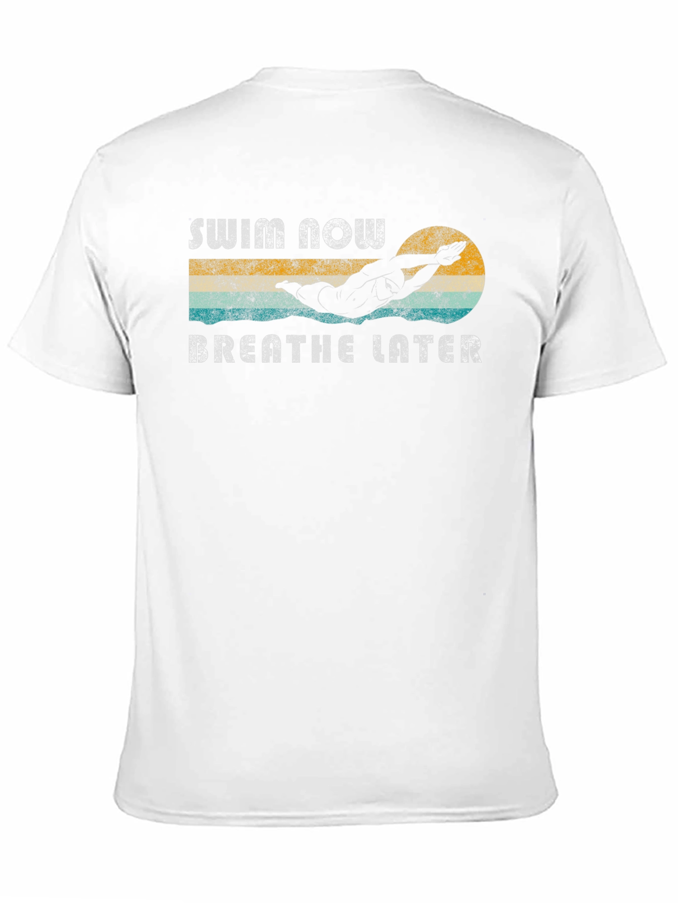 Swim Now Breathe Later Graphic T-Shirt