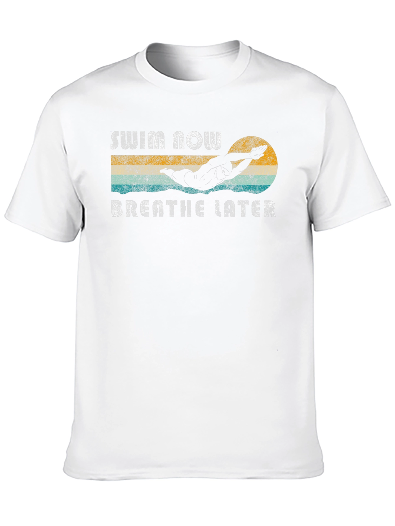 Swim Now Breathe Later Graphic T-Shirt