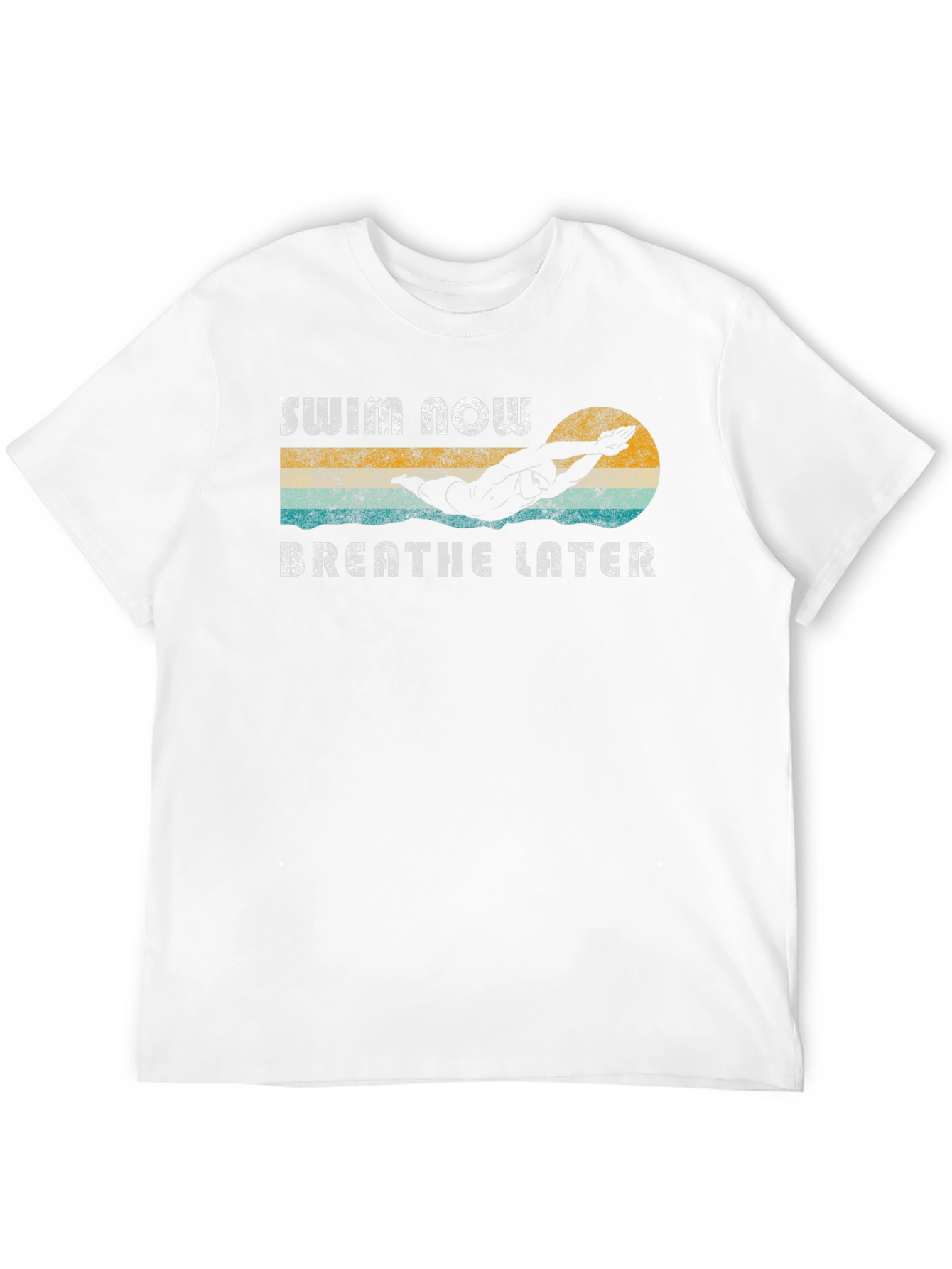 Swim Now Breathe Later Graphic T-Shirt