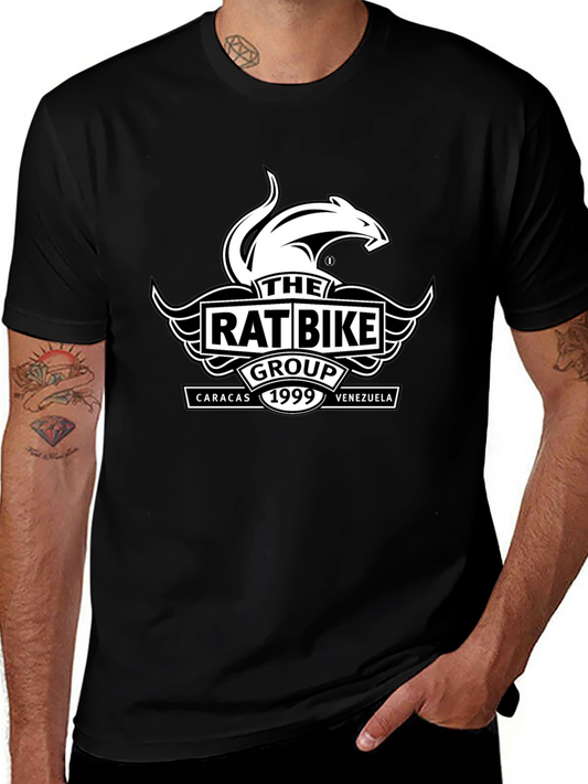 Rat Bike Group T-Shirt - Caracas 1999 Venezuela Black Tee