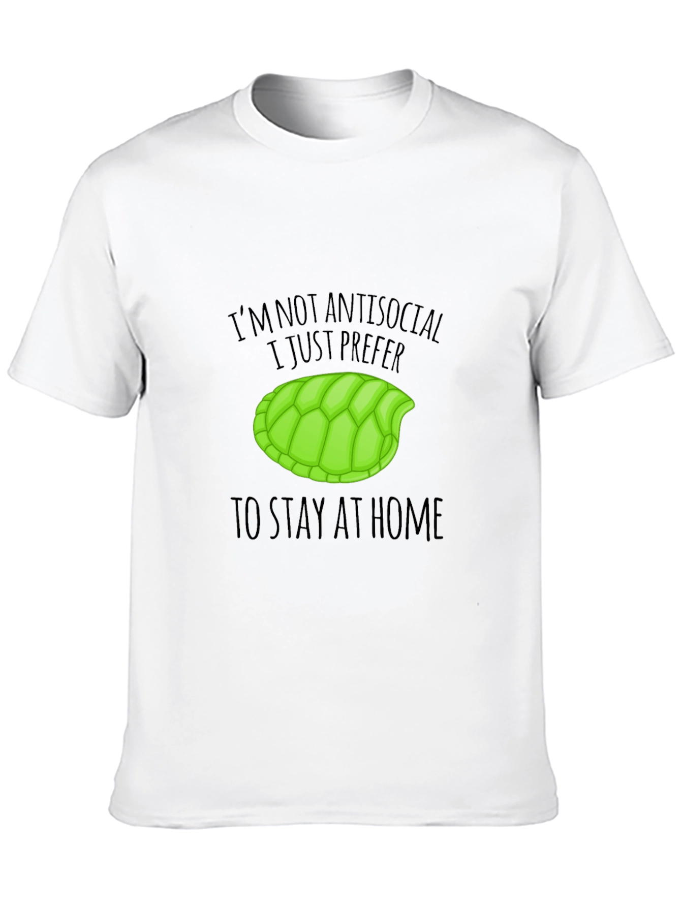 Introvert Turtle Shell T-Shirt - Prefer Staying Home