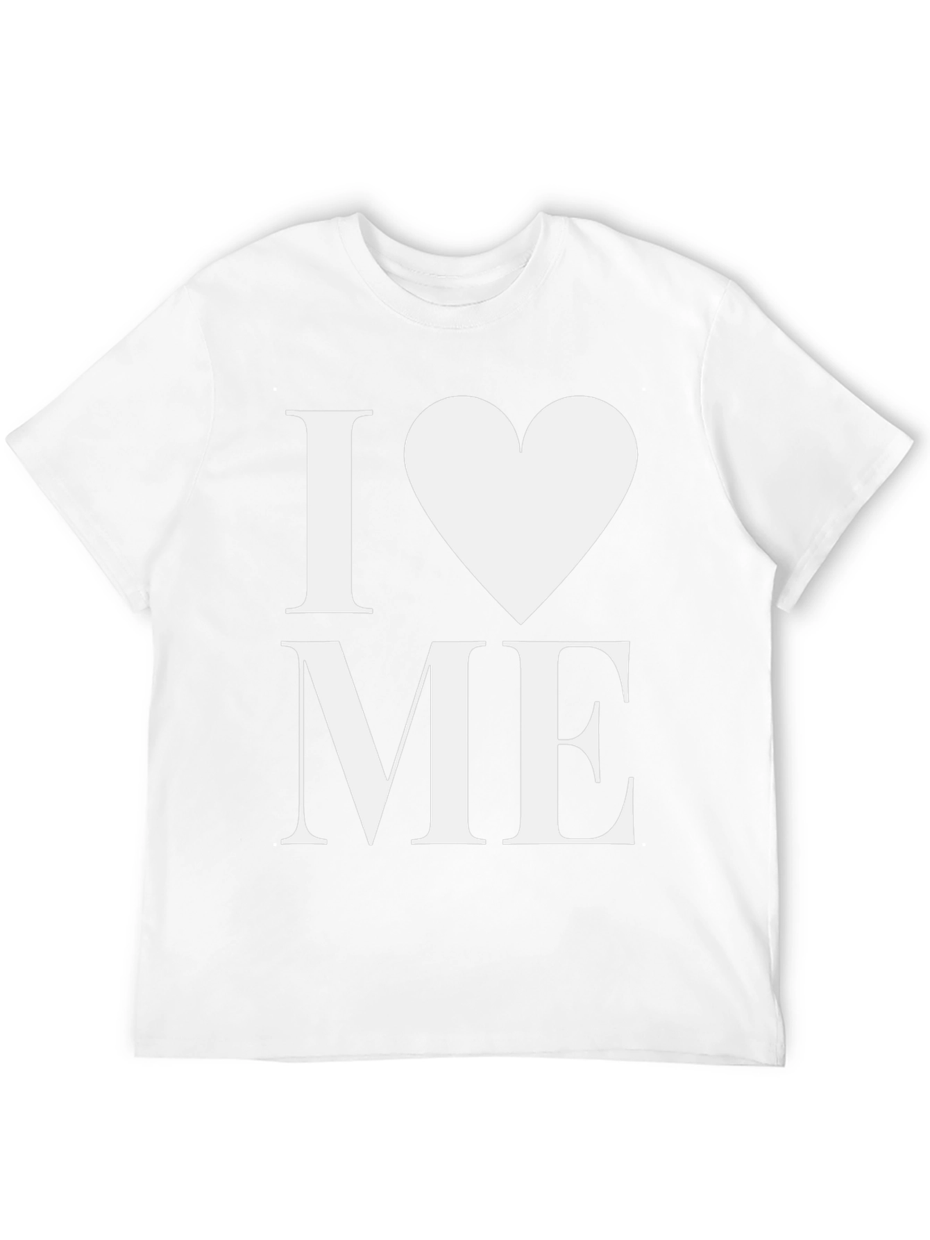I Heart Me Black T-Shirt - Bold Graphic Tee
