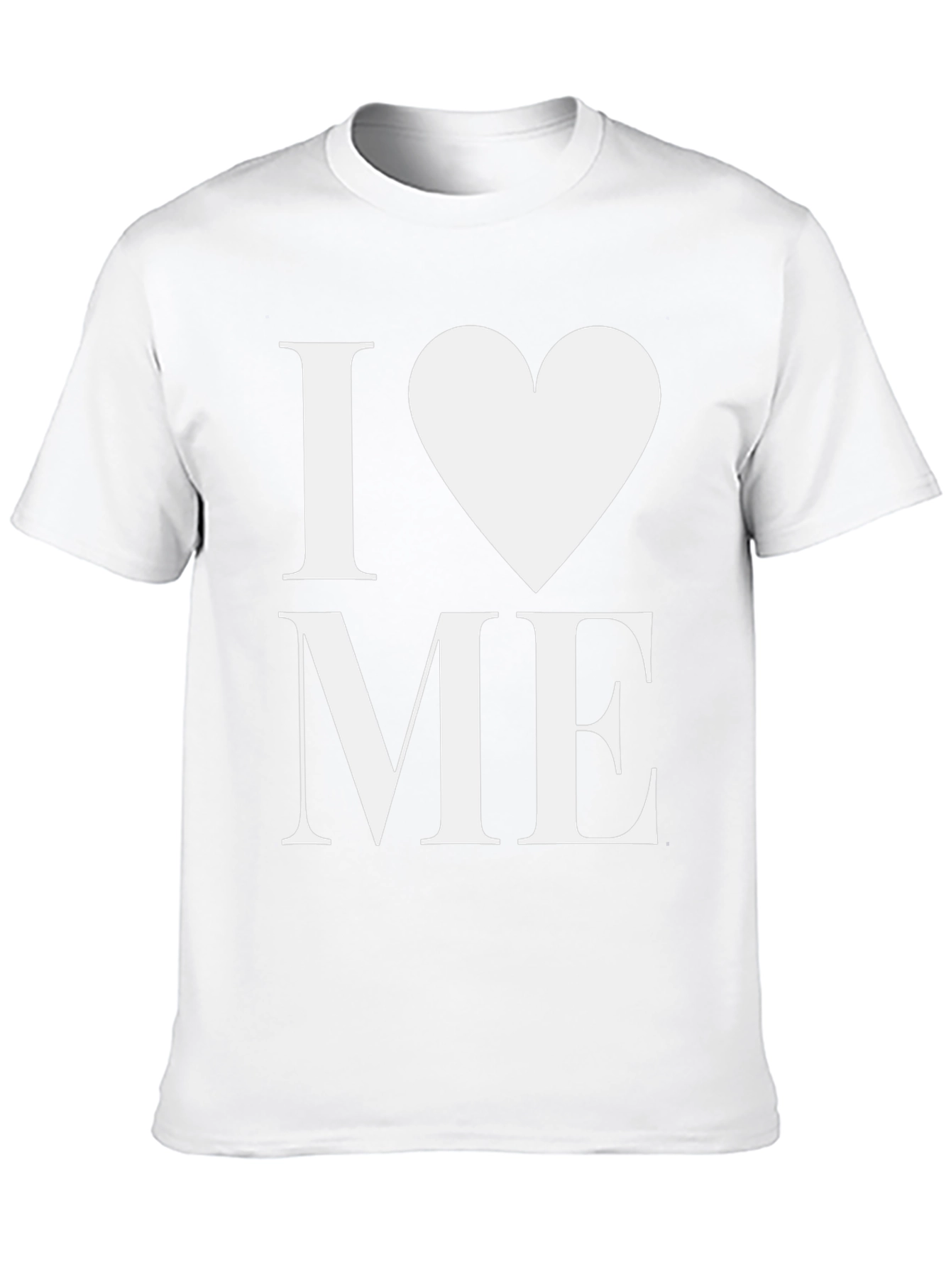 I Heart Me Black T-Shirt - Bold Graphic Tee