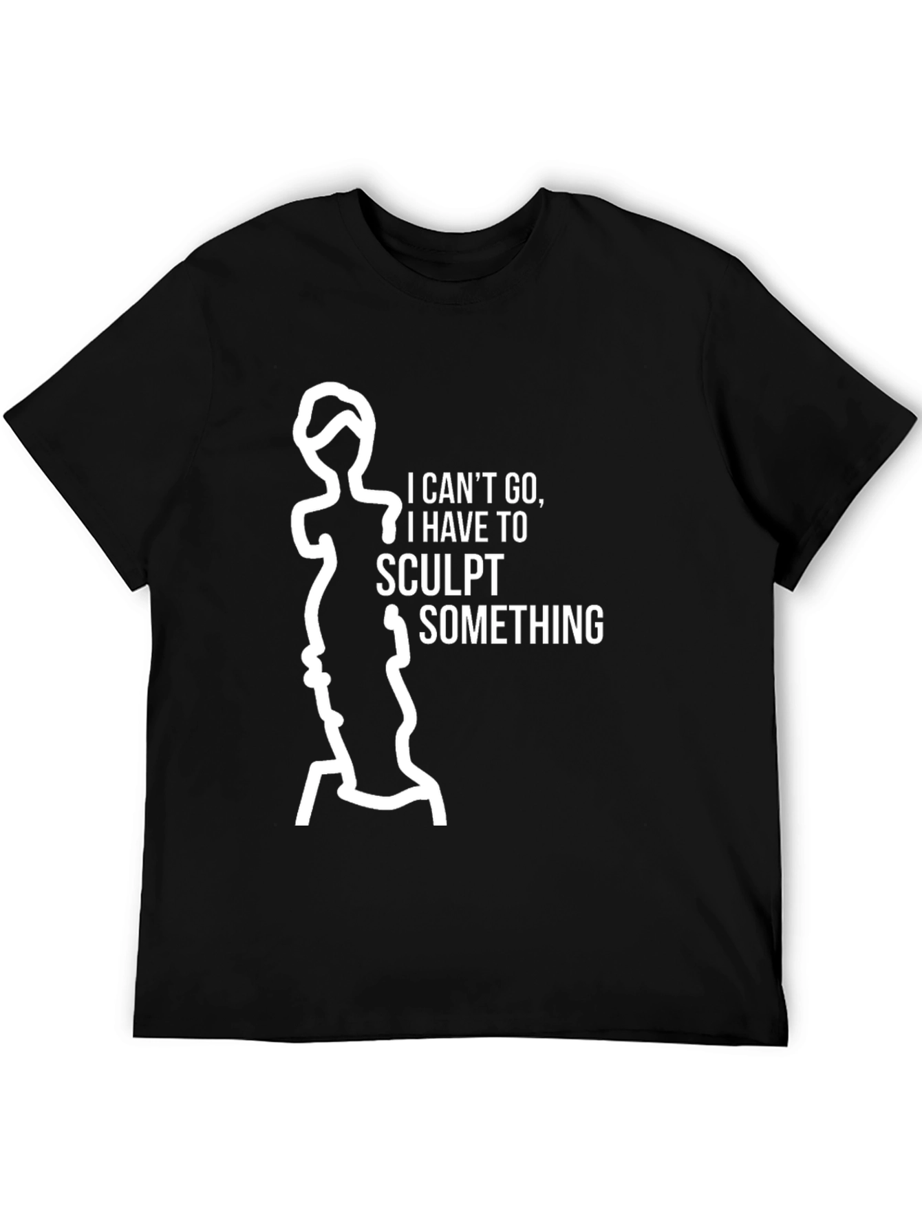 Sculpt Something Graphic Tee - Black