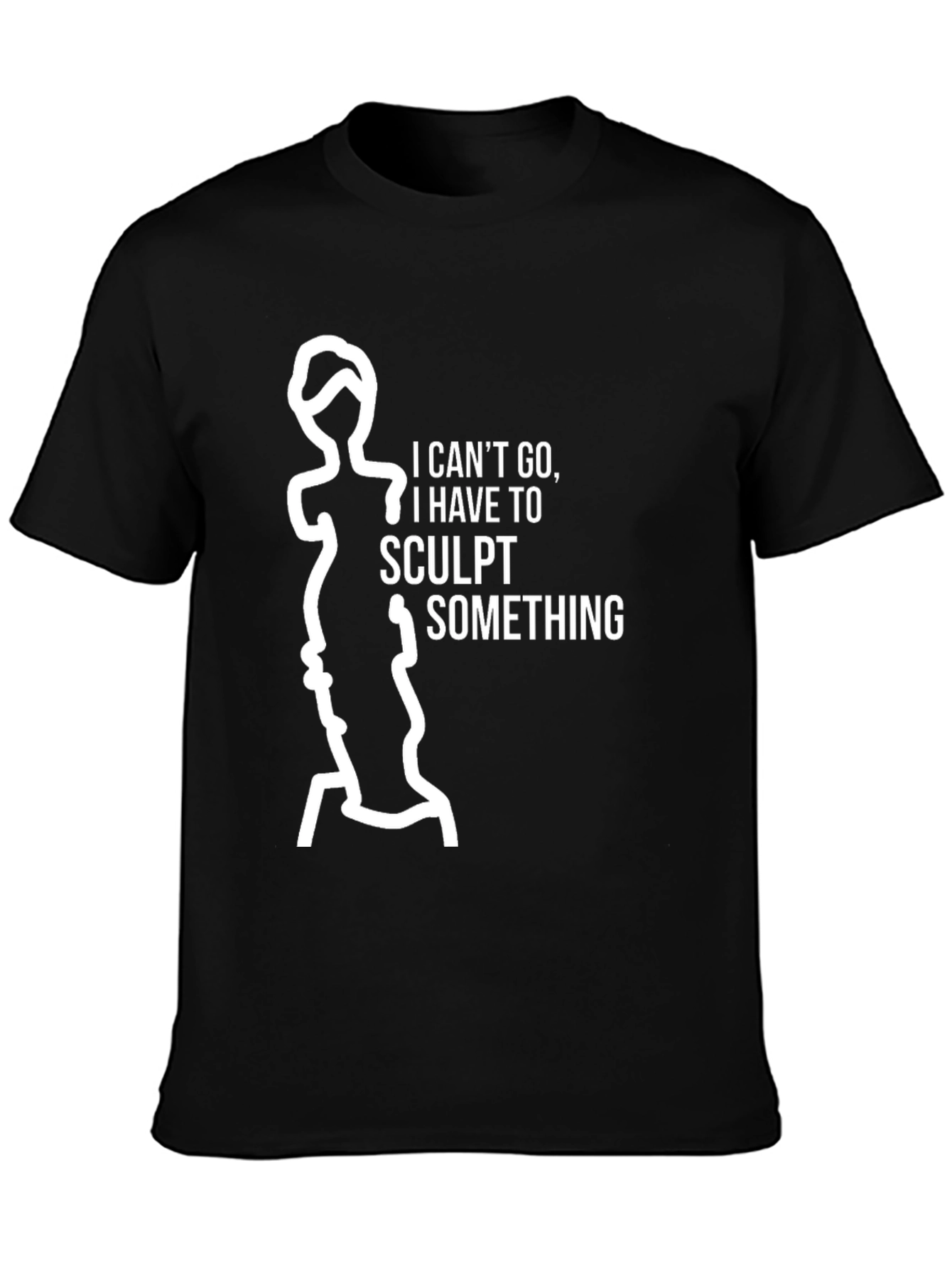 Sculpt Something Graphic Tee - Black
