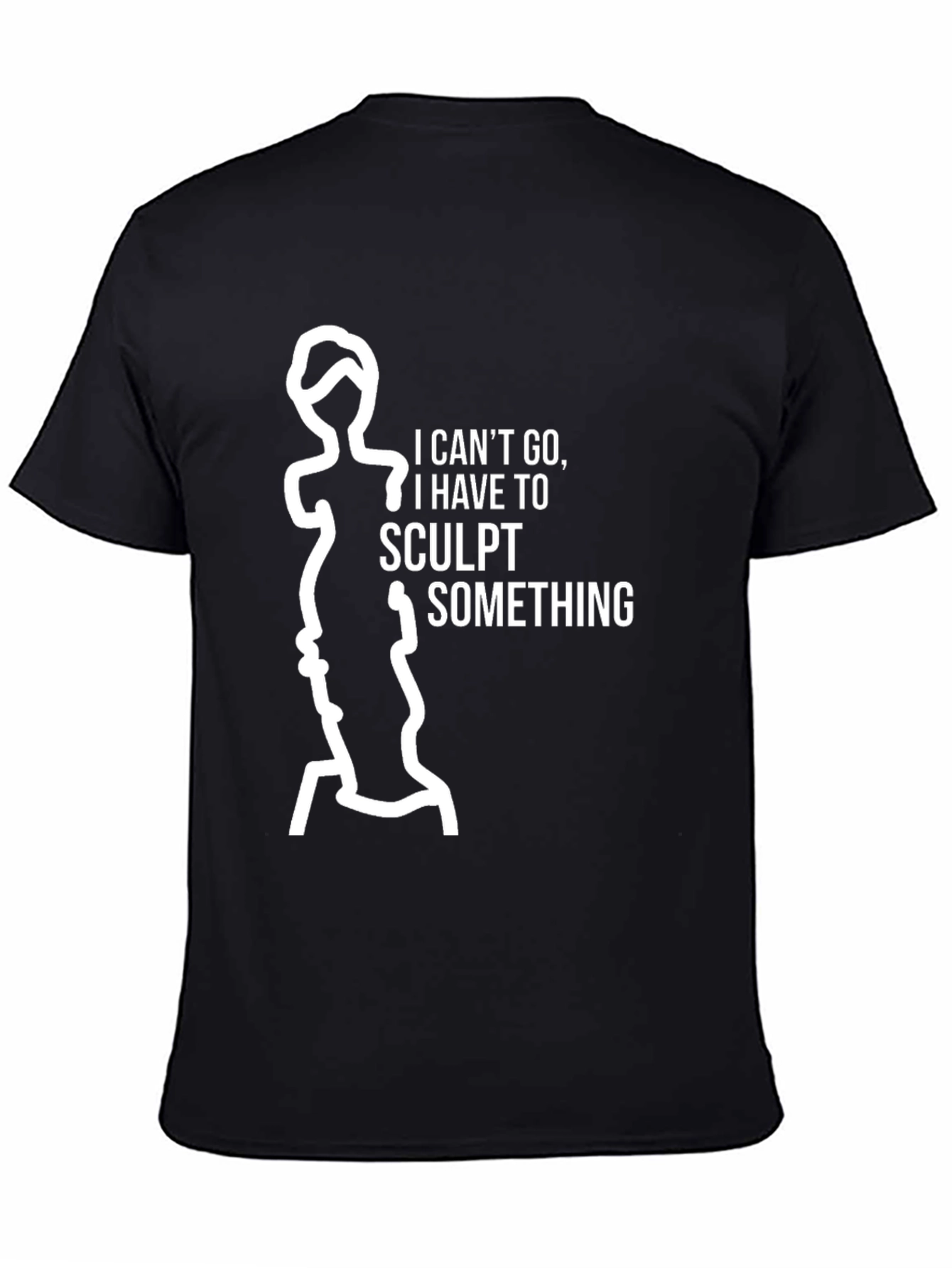 Sculpt Something Graphic Tee - Black