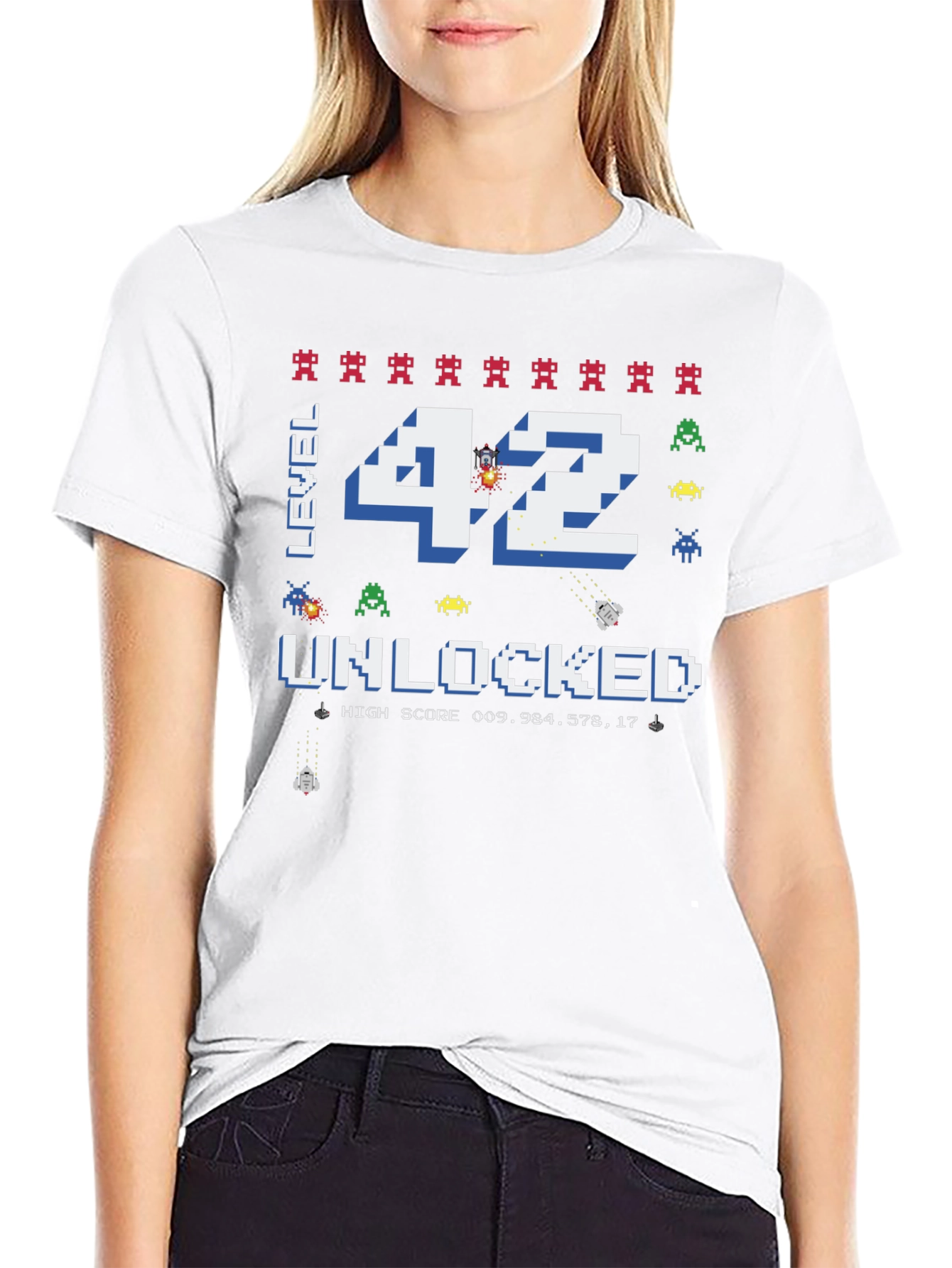 Level 42 Unlocked T-Shirt - Gamer Birthday Tee