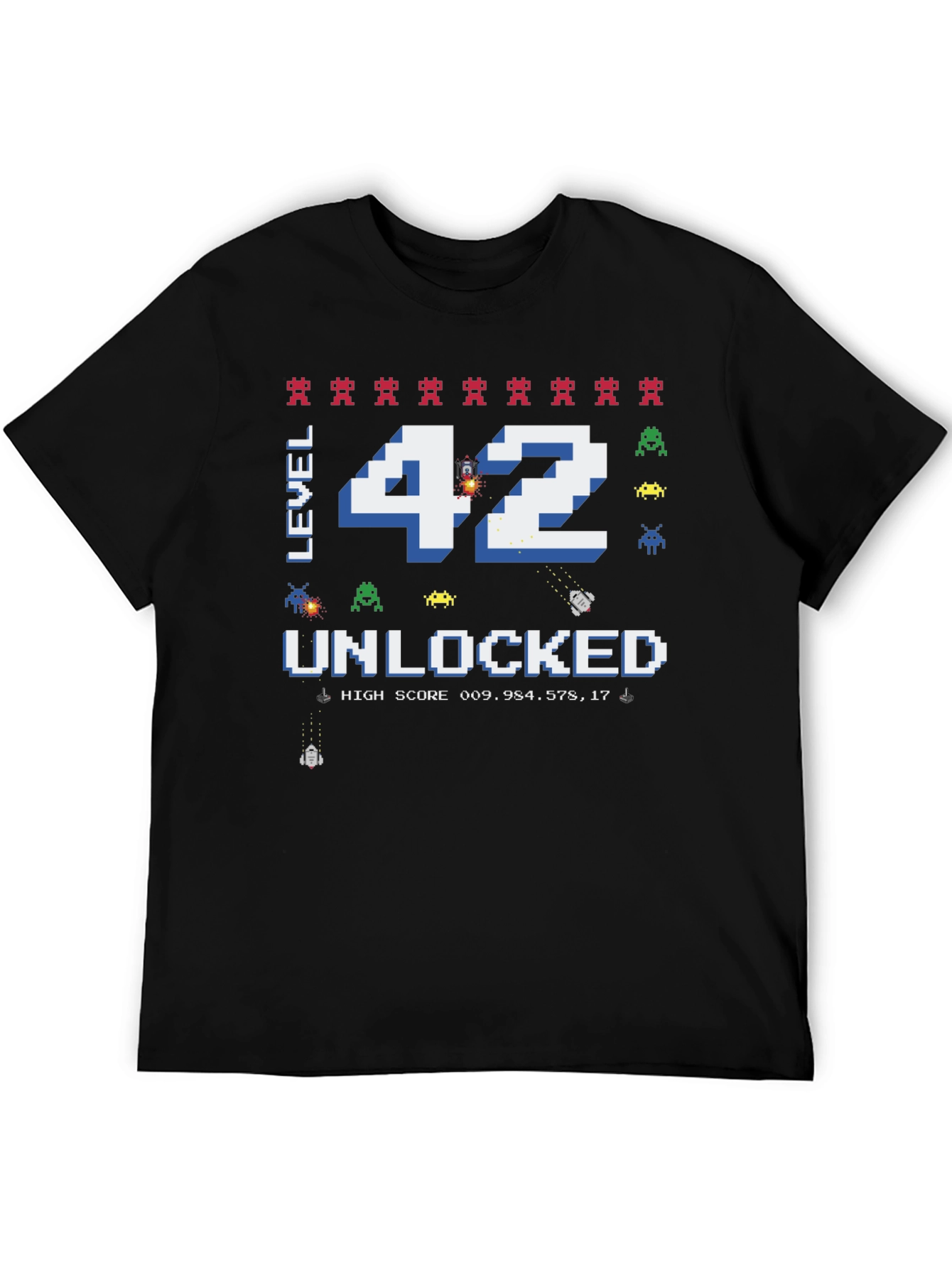 Level 42 Unlocked T-Shirt - Gamer Birthday Tee
