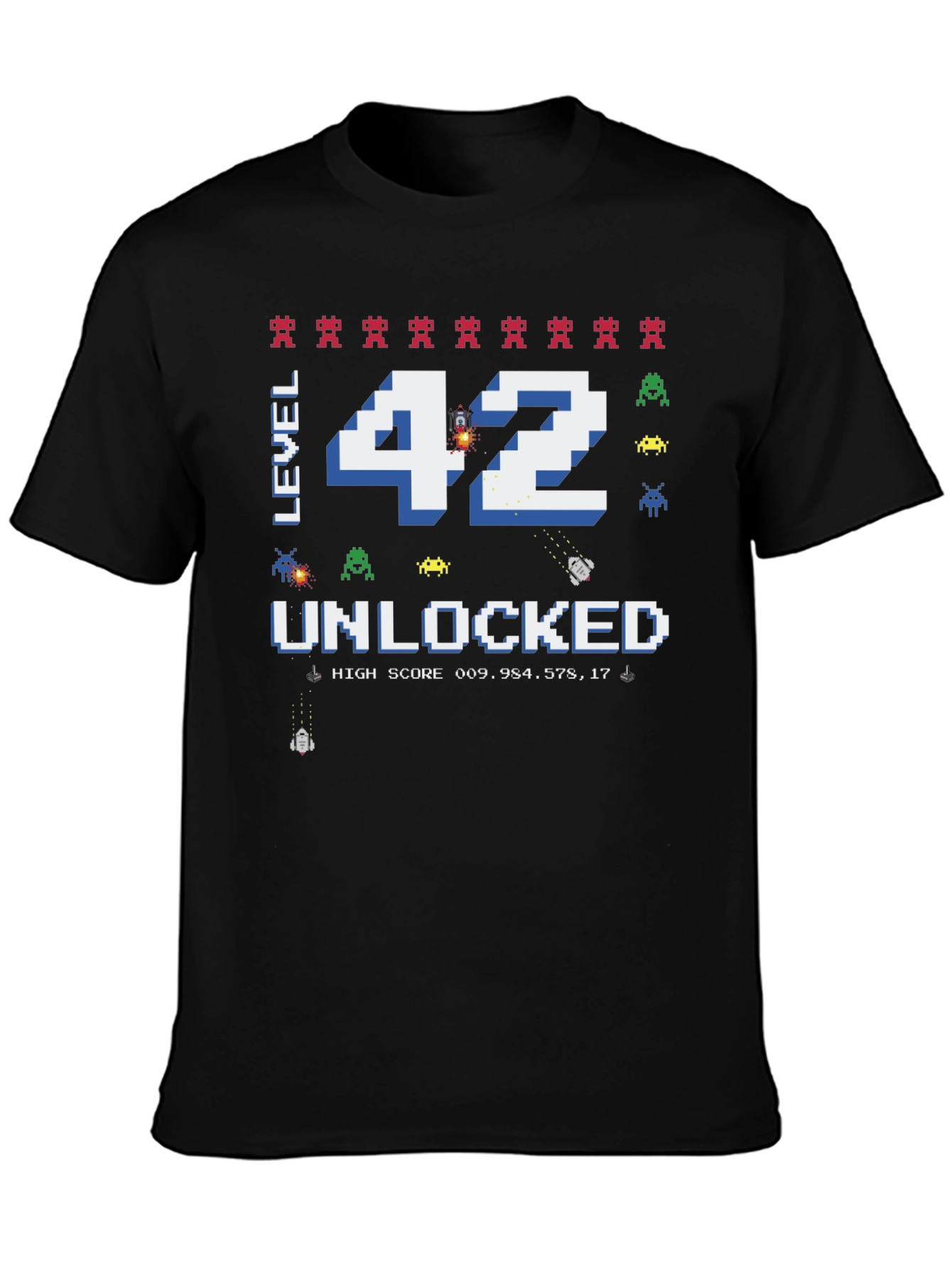 Level 42 Unlocked T-Shirt - Gamer Birthday Tee