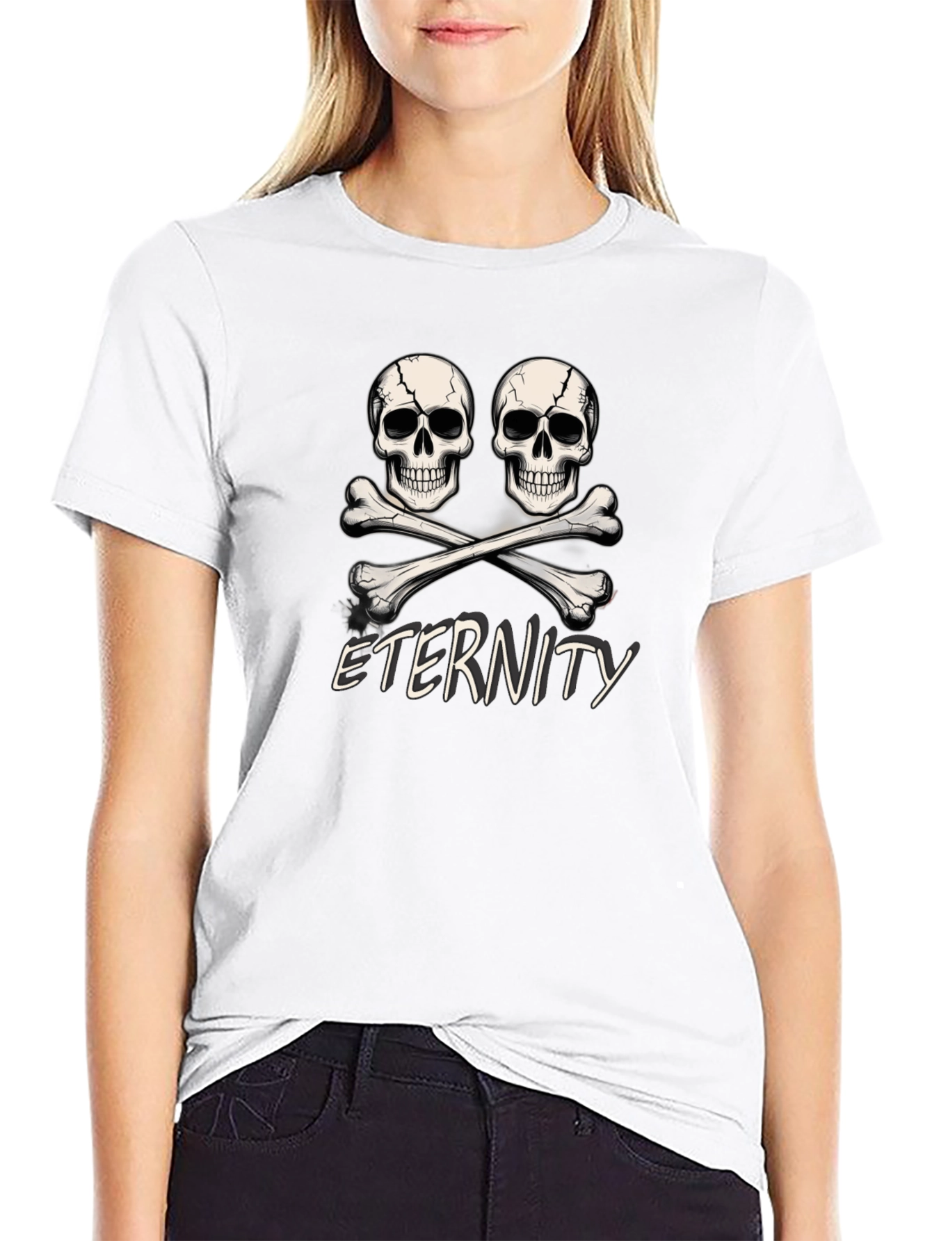 Eternity Skull & Crossbones Graphic Tee