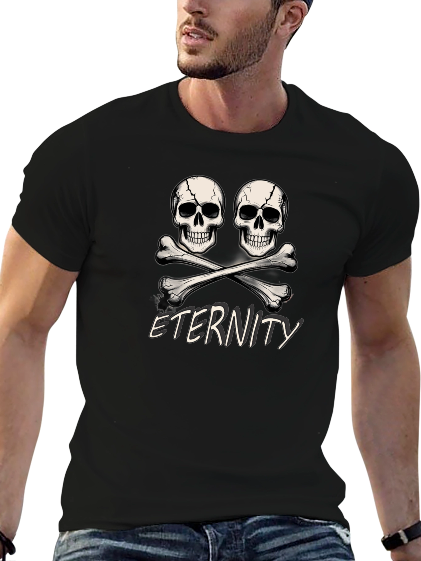 Eternity Skull & Crossbones Graphic Tee