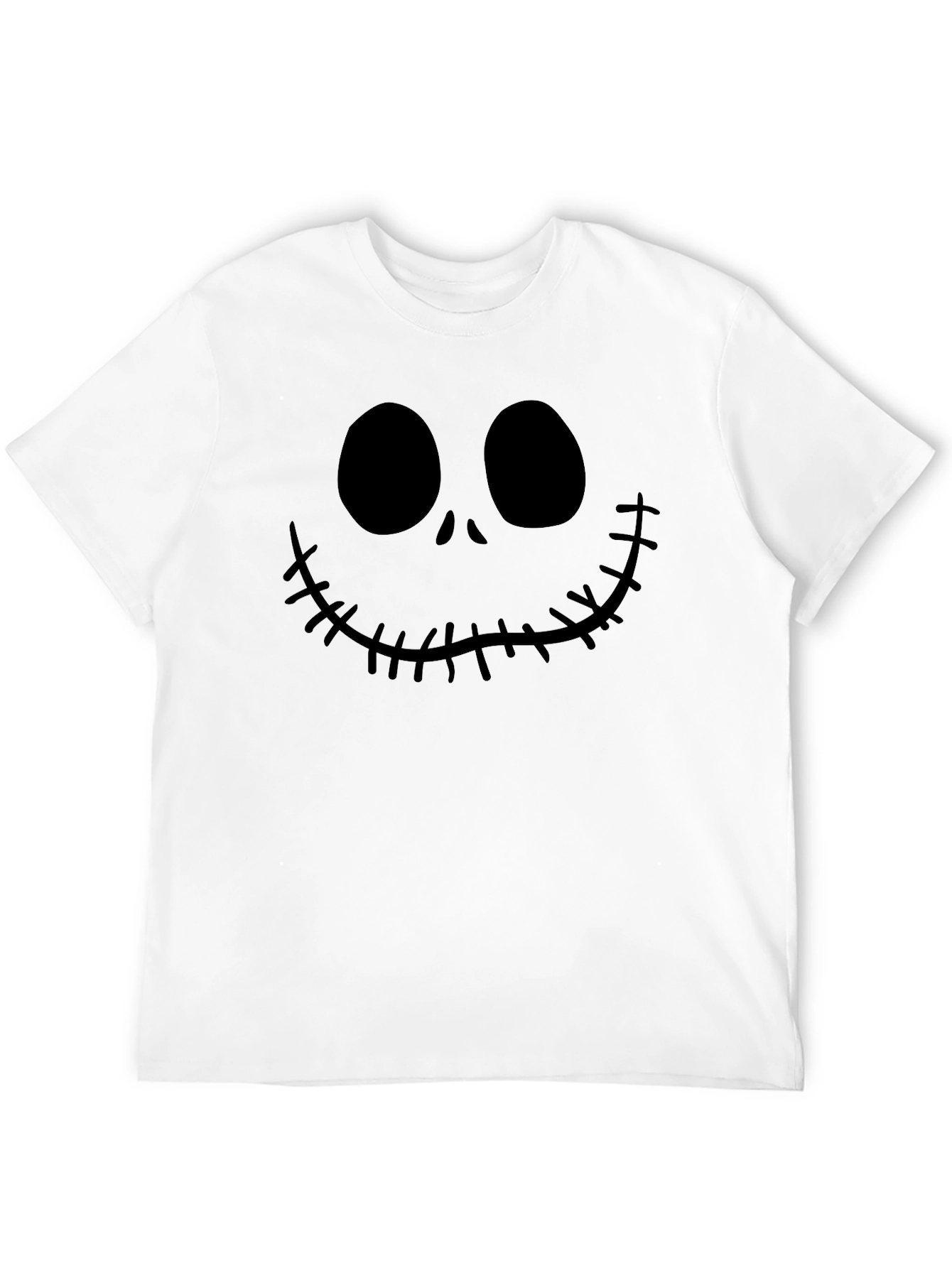 Jack Skellington Inspired Graphic Tee - Black