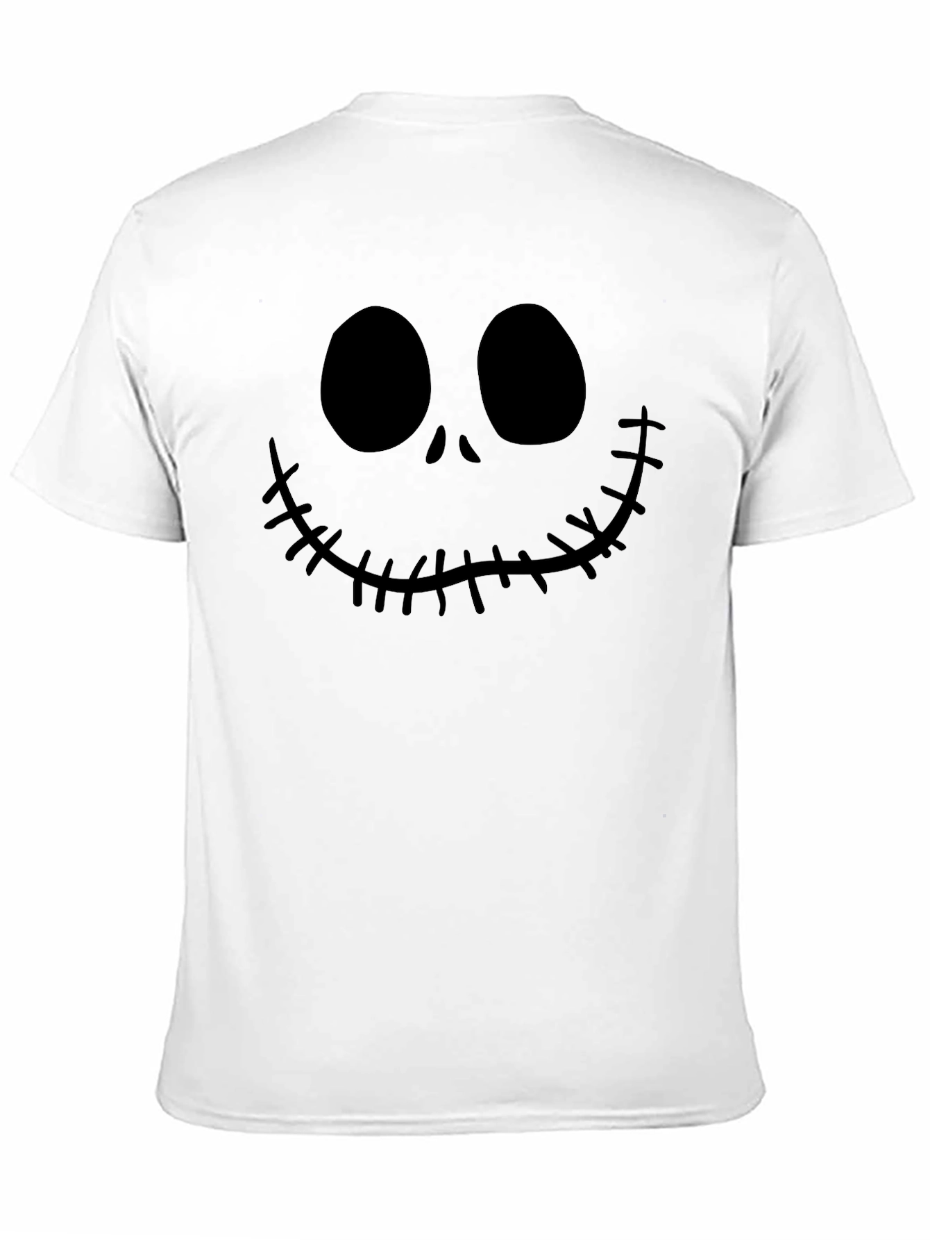 Jack Skellington Inspired Graphic Tee - Black
