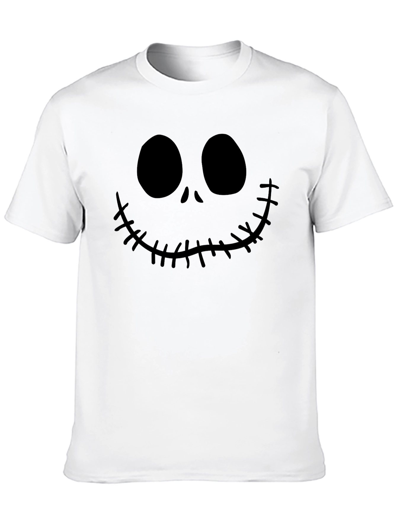 Jack Skellington Inspired Graphic Tee - Black