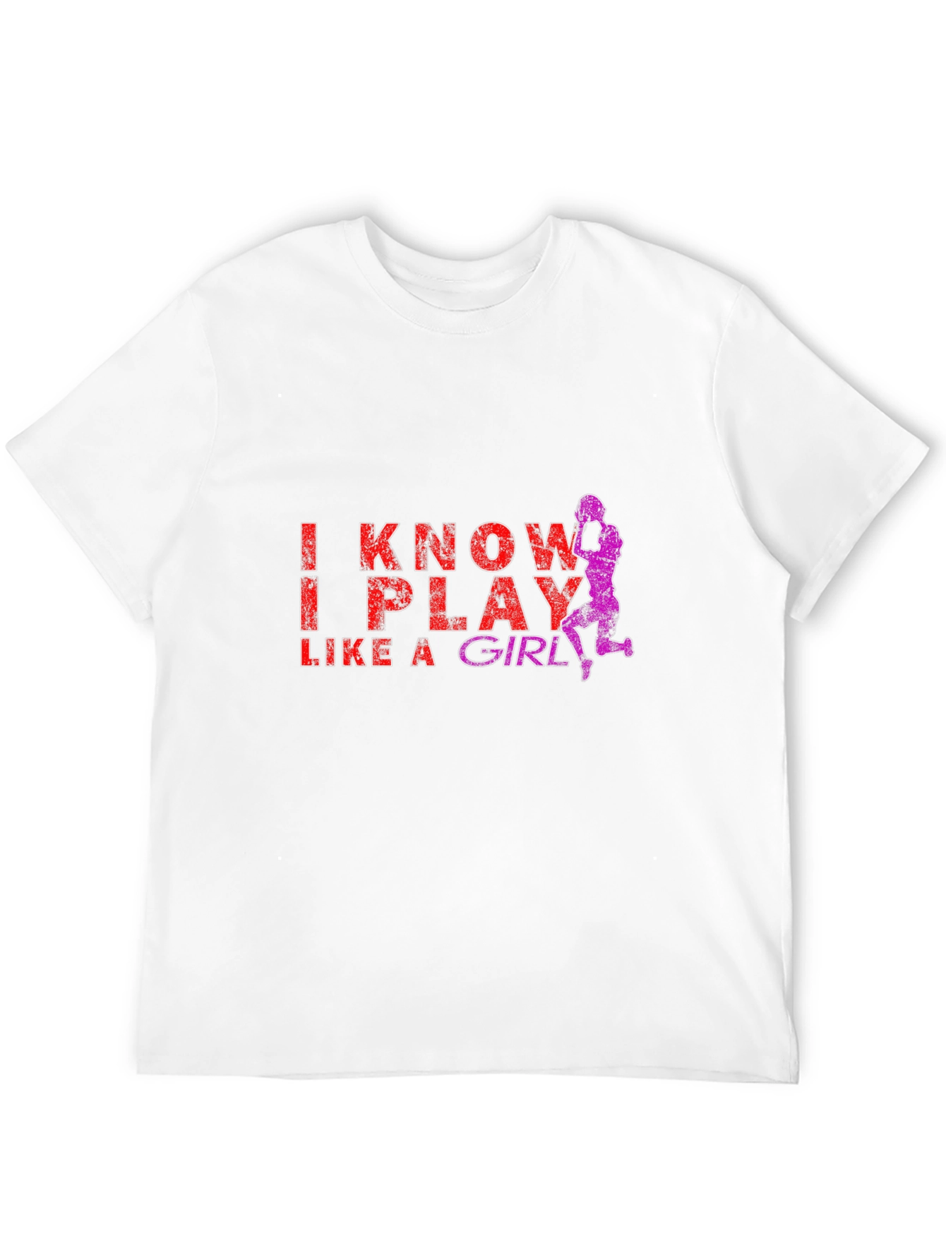 I Know I Play Like A Girl Black T-Shirt